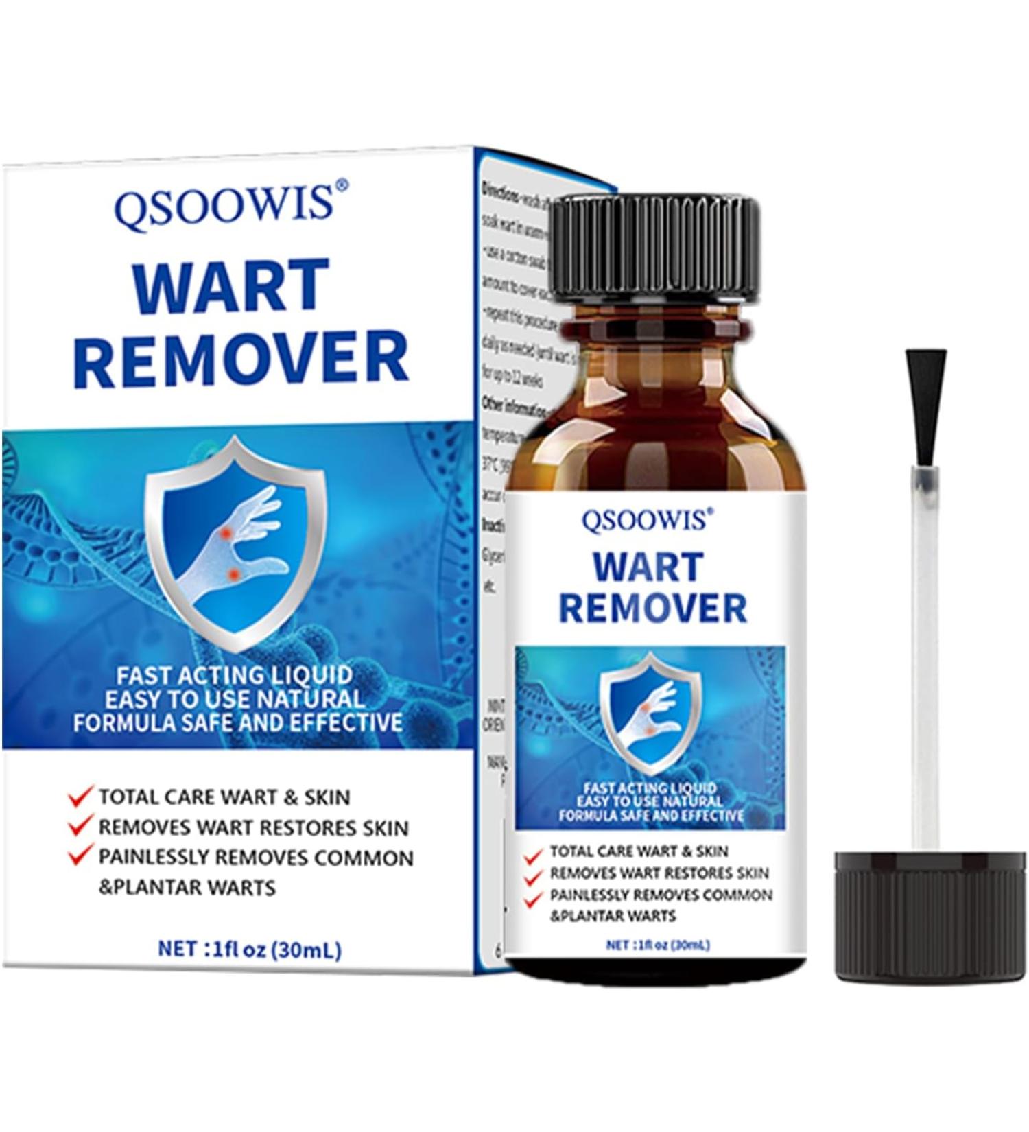 QSOOWIS Wart Remover Skin Tag Remover for Warts Plantar Wart - 1 Fl Oz - Buy Online on GoSupps.com