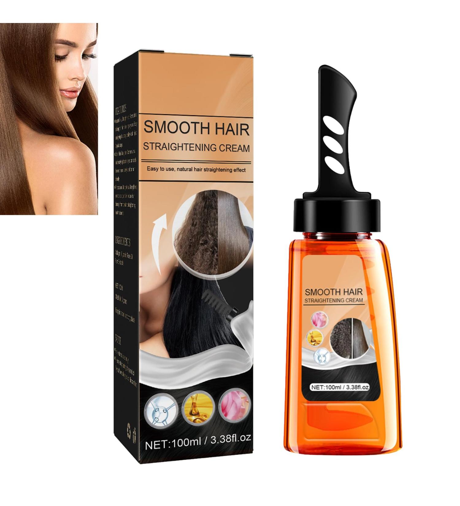 Protein Correcting Hair Straightening Cream Hair Straightening Cream Hair Straightening Treatment Hair Softening Cream Straight Hair Products for Smoothing Hair Protein Correcting 100ML - Buy Online on GoSupps.com