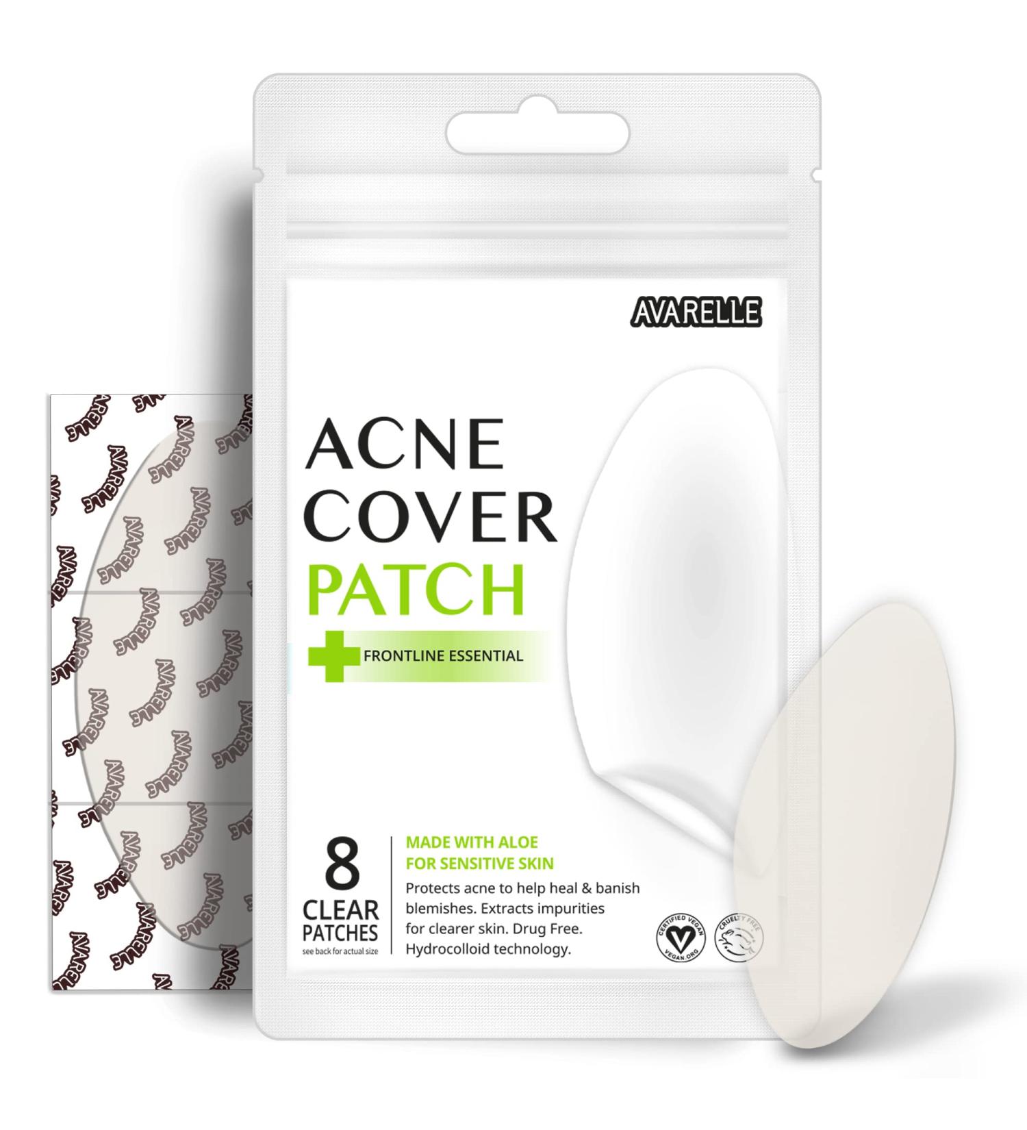 Avarelle Acne Cover Patch - 8 Clear Patches for Effective Spot Treatment - Buy Online on GoSupps.com