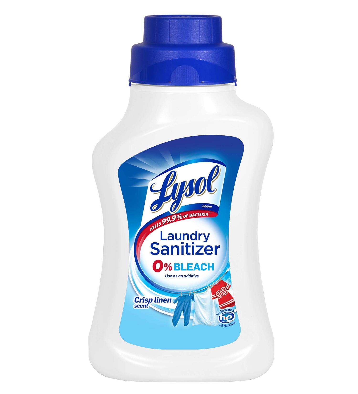 Lysol Laundry Sanitizer Additive - Crisp Linen 41oz (Pack of 3) | Kill Germs & Odors | International Shipping Available - Buy Online on GoSupps.com