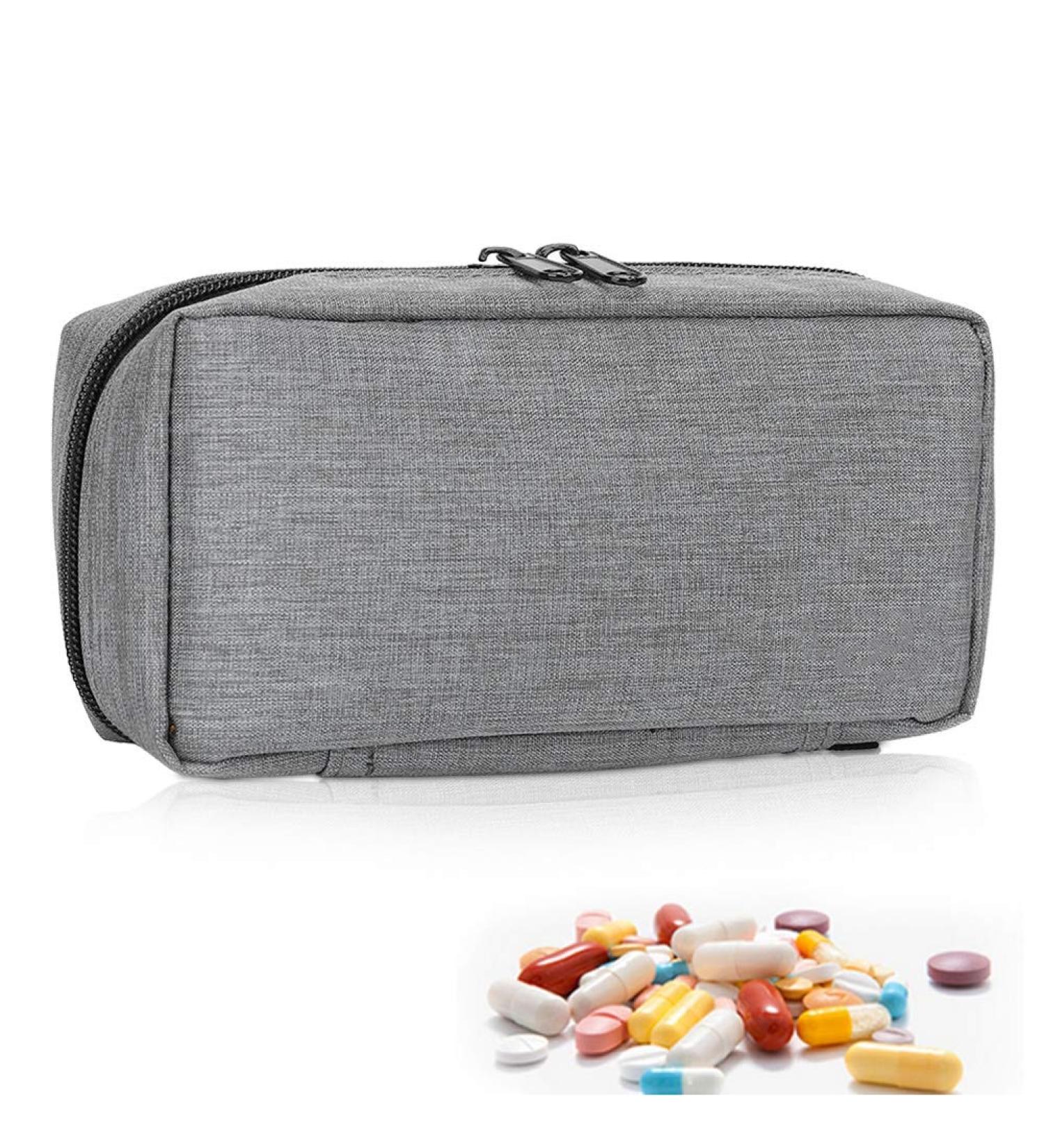 Simlug Insulin Cooler Travel Case - Portable Organizer Cooling Pouch (Gray) - Buy Online on GoSupps.com