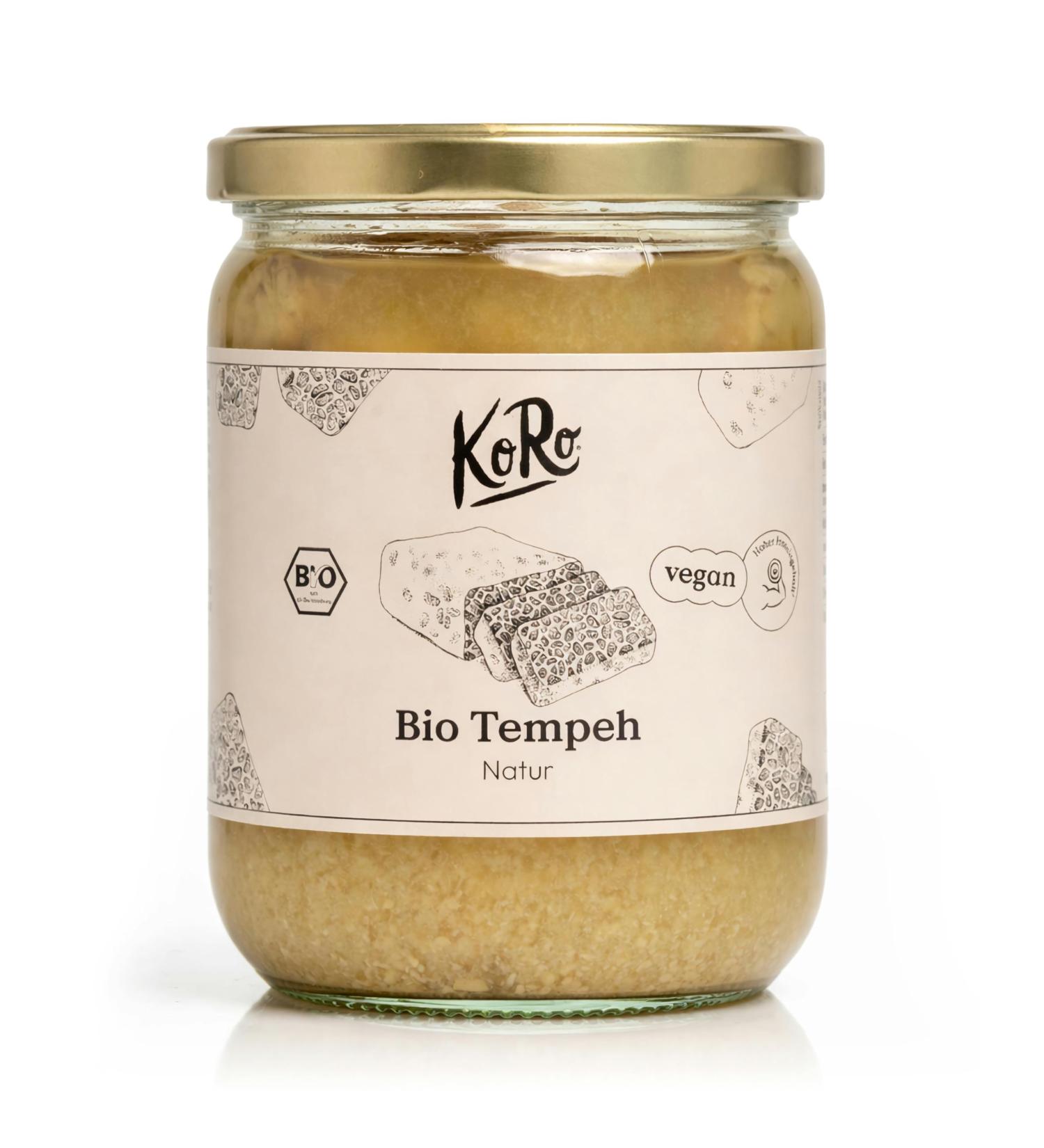 KoRo - Bio Tempeh 175 g - Fermentierte Sojabohnen - Hoher Proteingehalt - Veganer Fleischersatz Pack de 1 - Buy Online on GoSupps.com