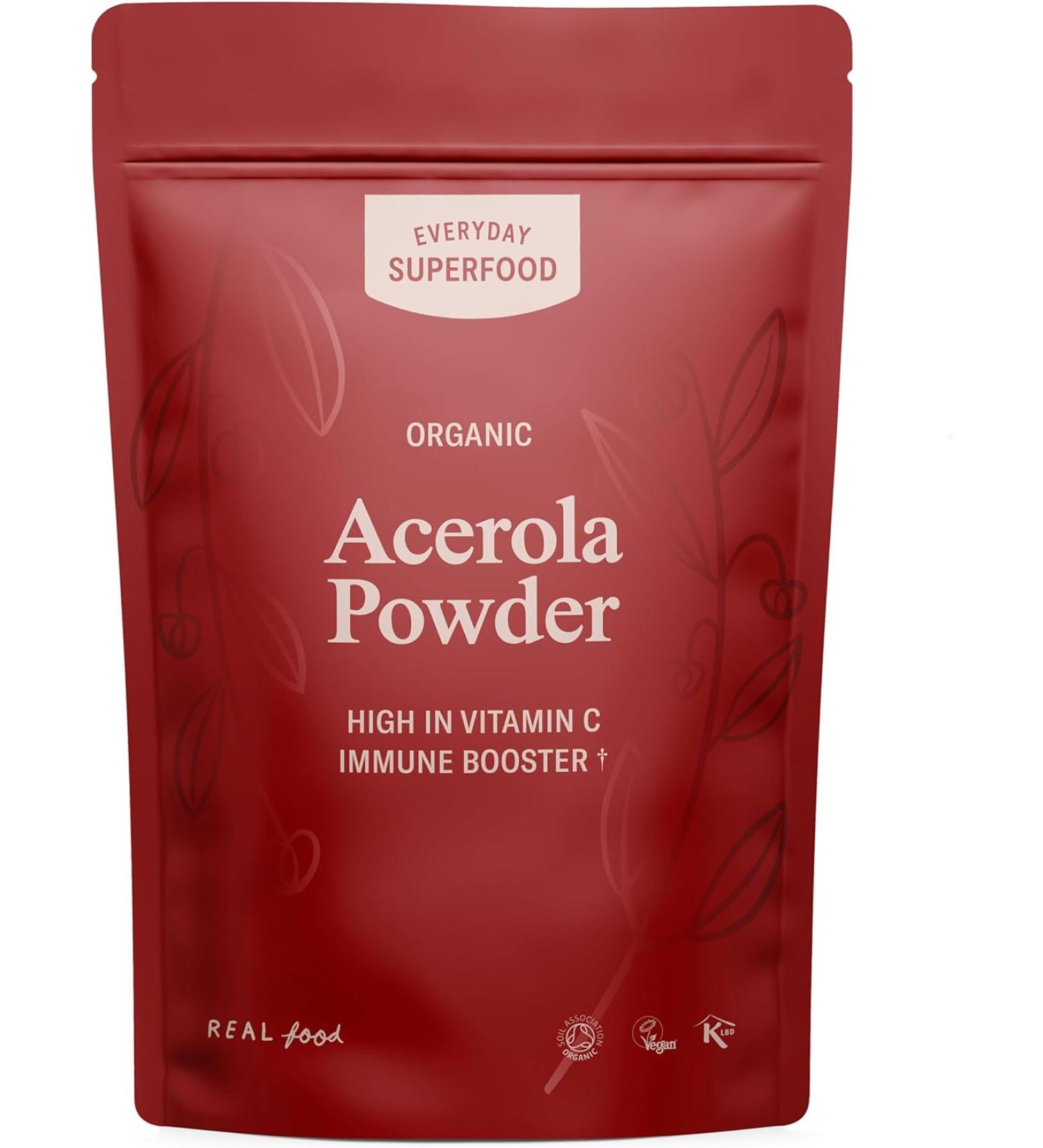 Everyday Superfood Organic Acerola Cherry Powder - 50g - Buy Online on GoSupps.com