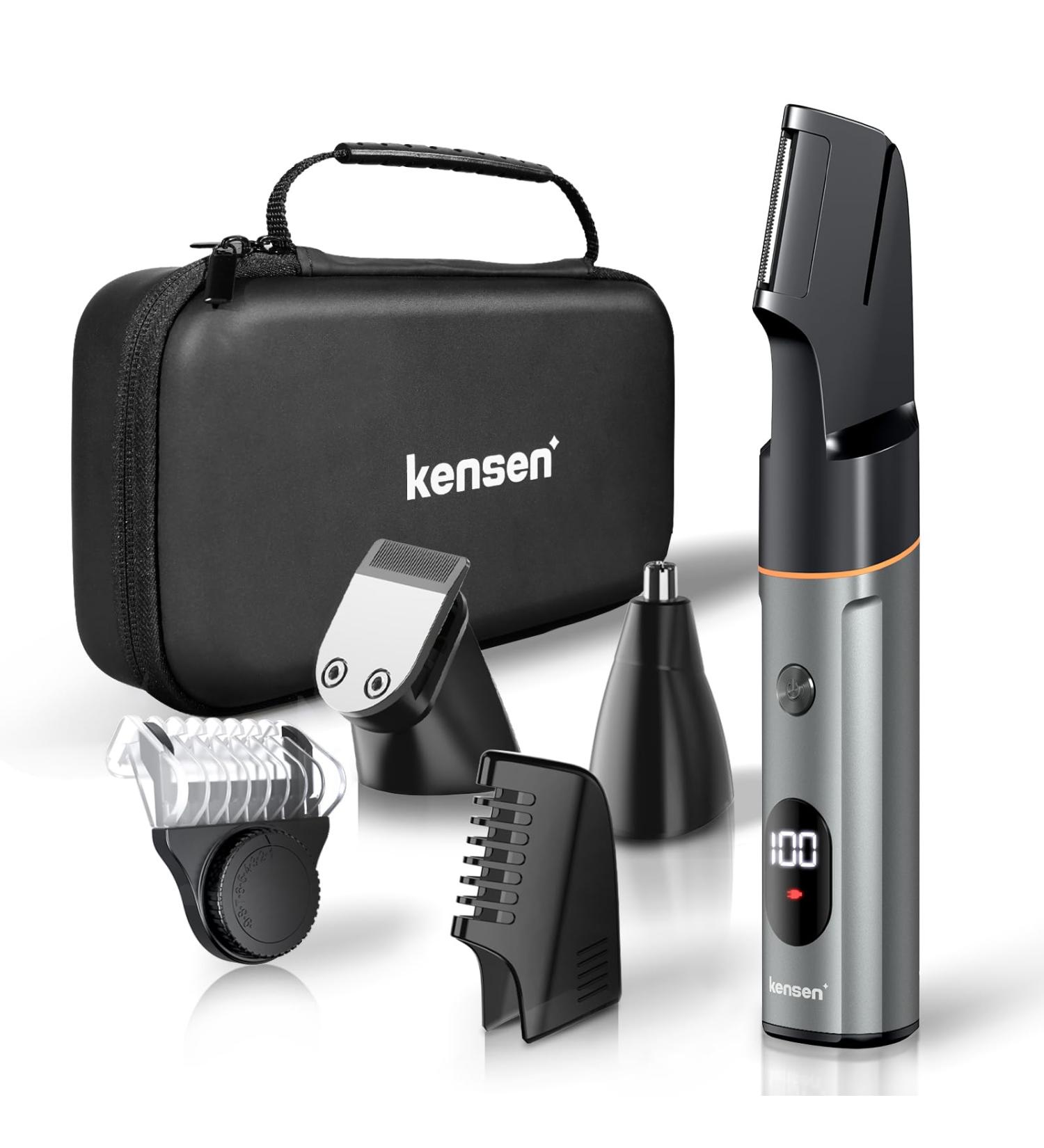 Kensen 3-in-1 Waterproof Intim Razor for Men | Body Trimmer for Intimate Areas Armpits & Back | Wet & Dry Use - Buy Online on GoSupps.com