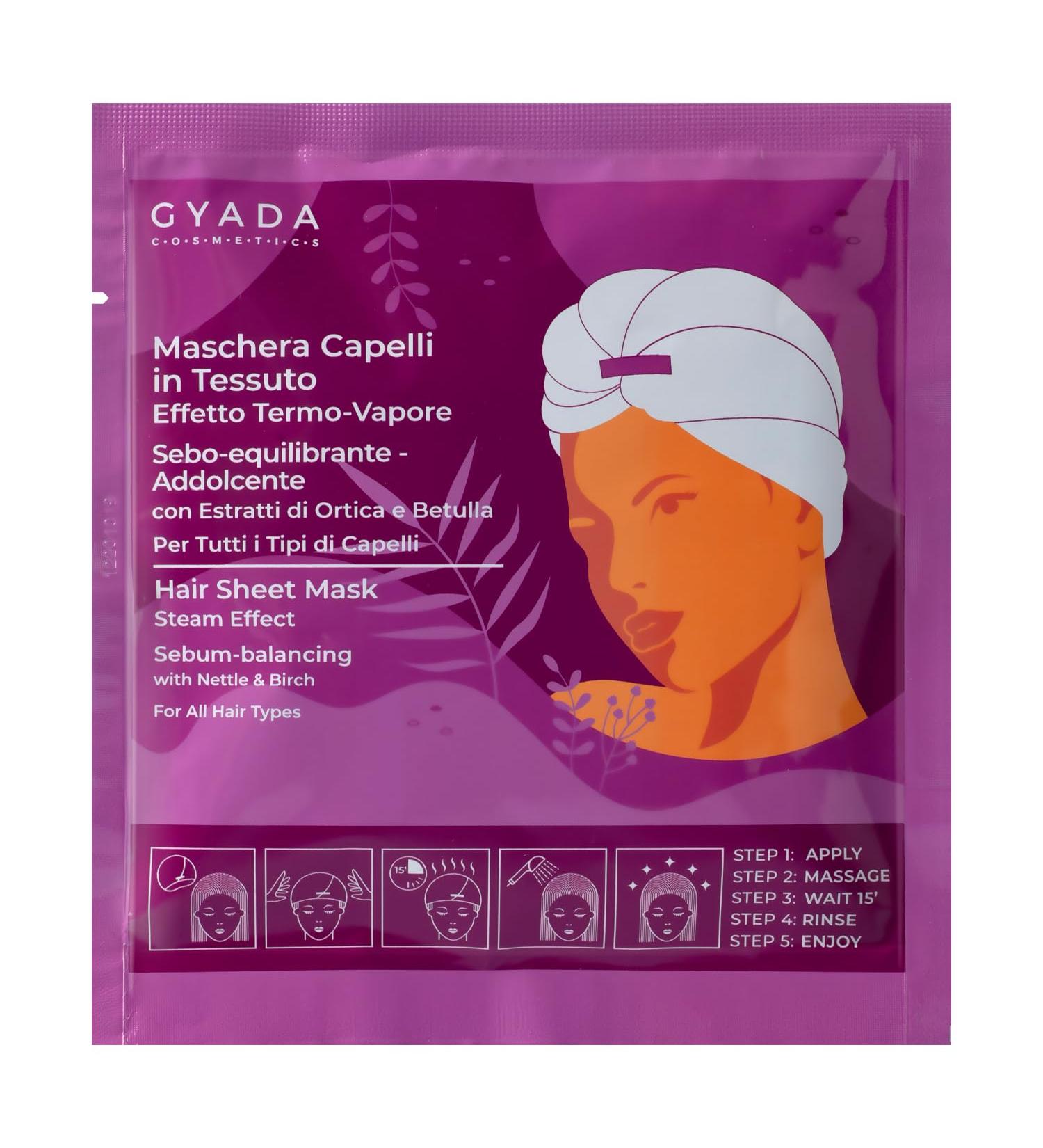 GYADA COSMETICS GYADA COSMETICS Sebo-Balancing and Softening Fabric Hair Mask 60 ml