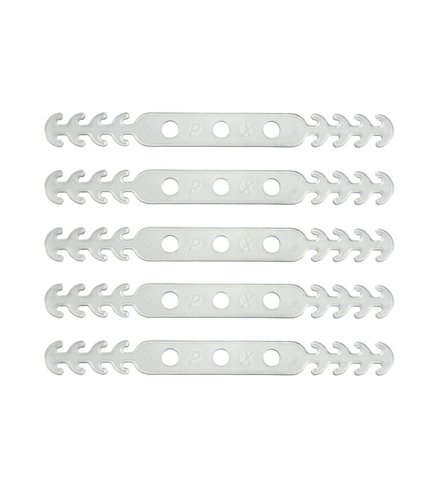 Pack of 5 ear savers for masks adjustable ear saver ear hooks for face mask mask holder strap extension (transparent)