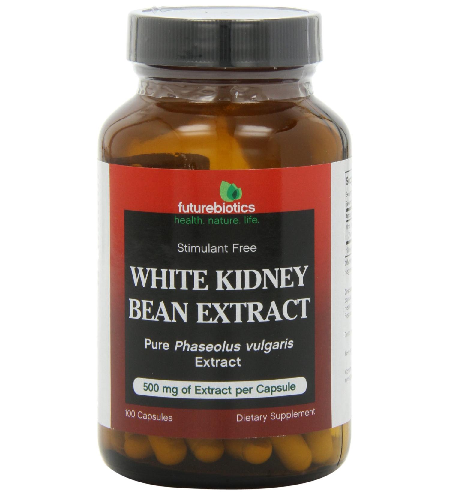 FutureBiotics White Kidney Bean Extract 100 Capsules - Premium Weight Management Supplement - Buy Online on GoSupps.com
