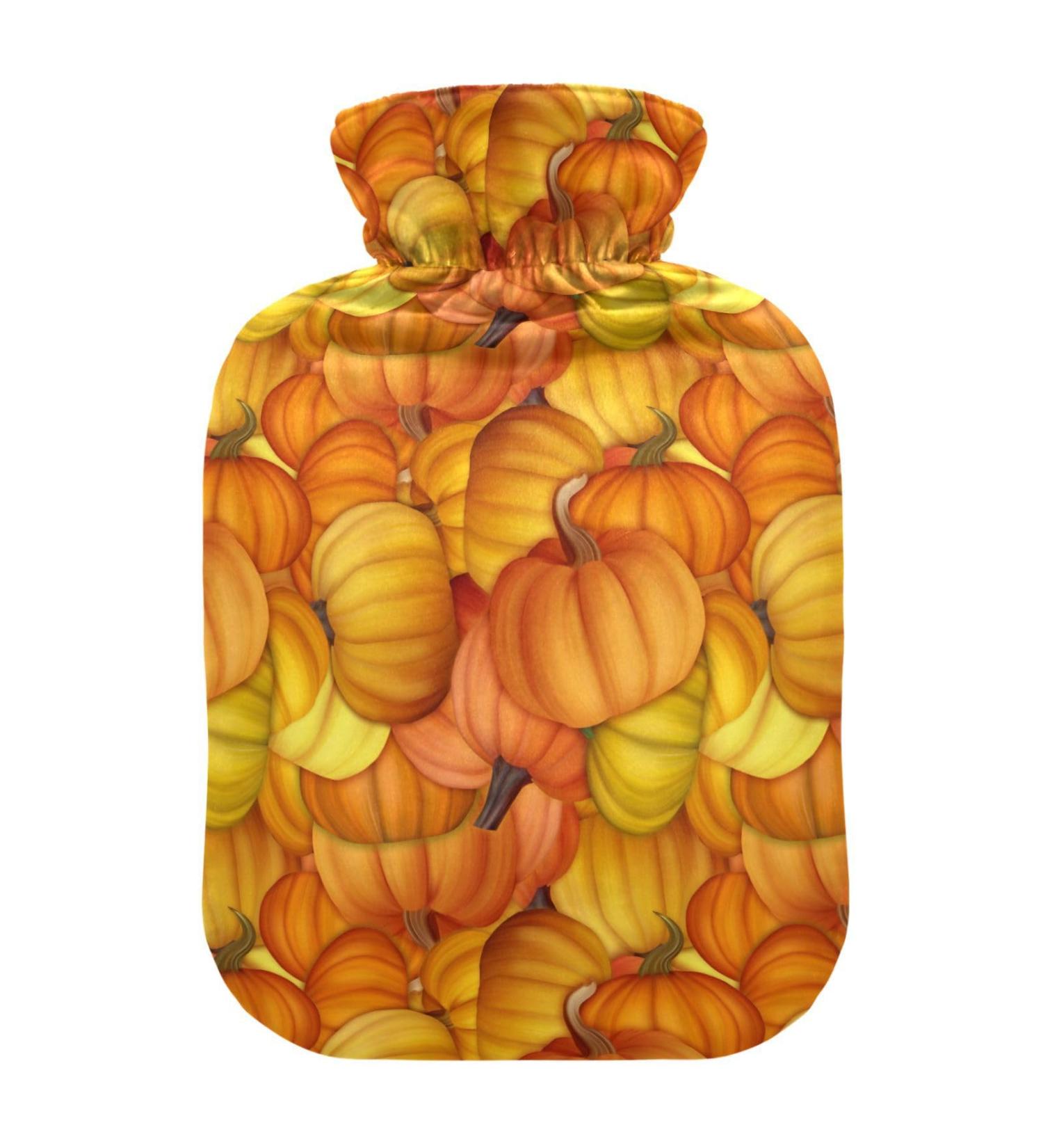 Autumn Funny Fresh Pumpkin Heat Bottle - 1L for Pain Relief & Therapy | Water Bag for Heat & Cold Relief - Buy Online on GoSupps.com