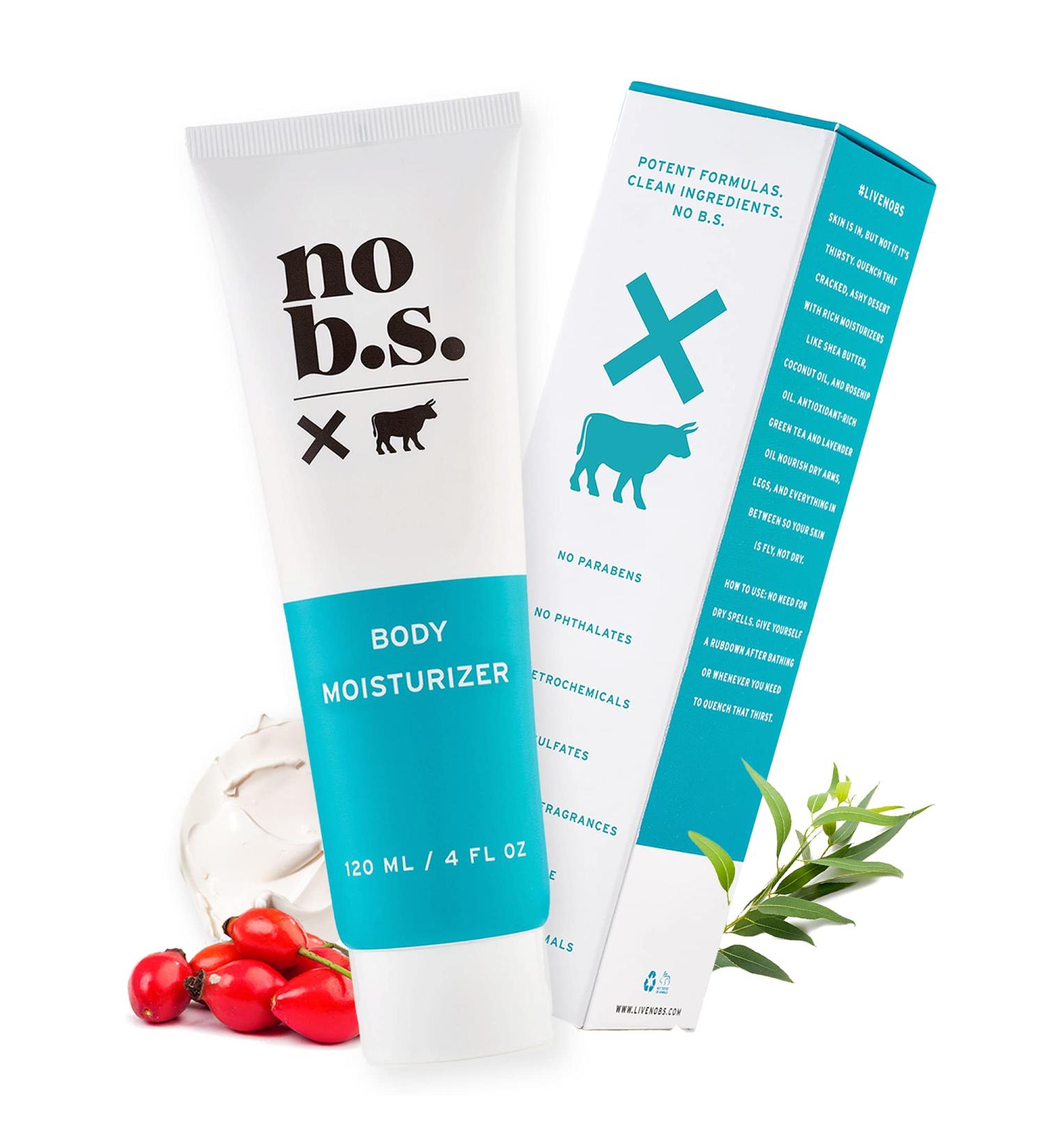 No BS Ultra Hydrating Hand and Body Moisturizer with Green Tea, Shea Butter, and Lavender Oil for Women and Men - Nourishing Natural Lotion - Buy Online on GoSupps.com