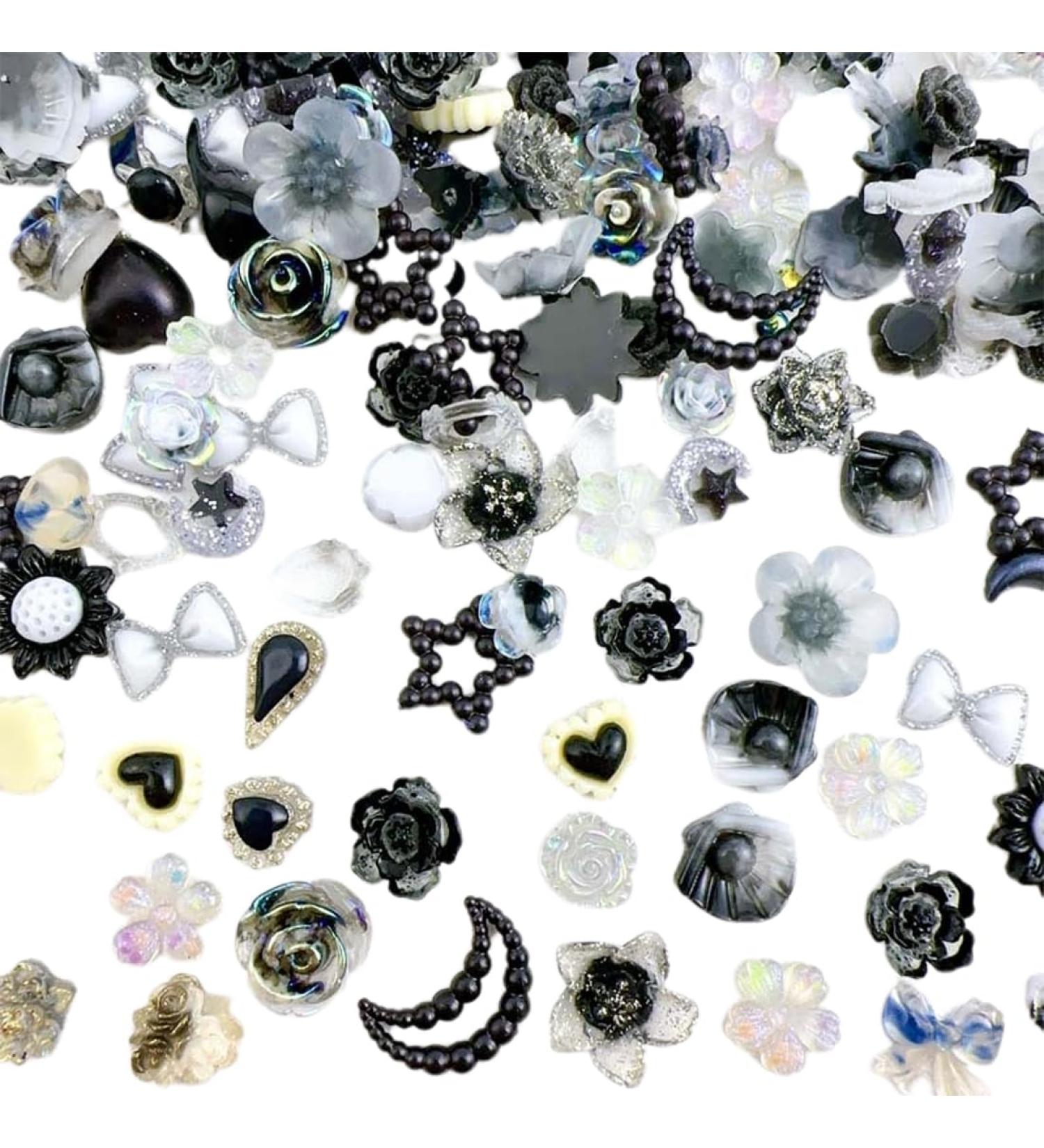 3D Nail Art Decorations - Rhinestones & Charms for DIY Nail Decor | Heart Bear Butterfly & Bow Nail Jewelry - Buy Online on GoSupps.com