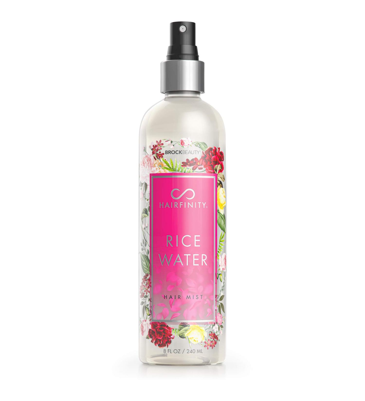 Hairfinity Rice Water Hair Mist - Growth Formula for Damaged, Curly & Dry Hair - 8oz, SiliconeSulfate Free - Buy Online on GoSupps.com