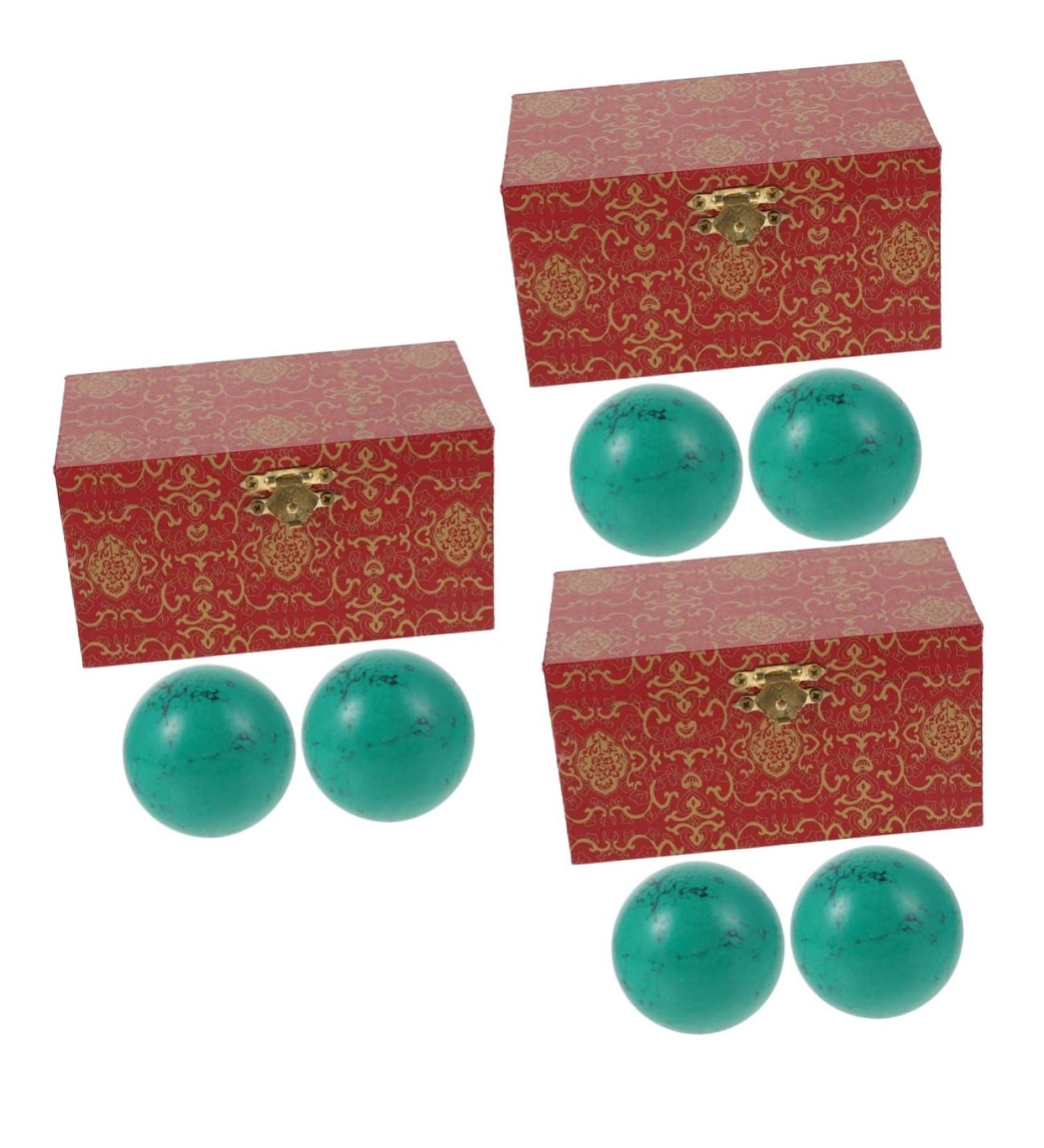 Buy FOMIYES 6 STK Turquoise Handball Fitness Balls - Stress Relief & Home Decor | Ideal Gift for Muscle Relaxation & Gym Use - Buy Online on GoSupps.com