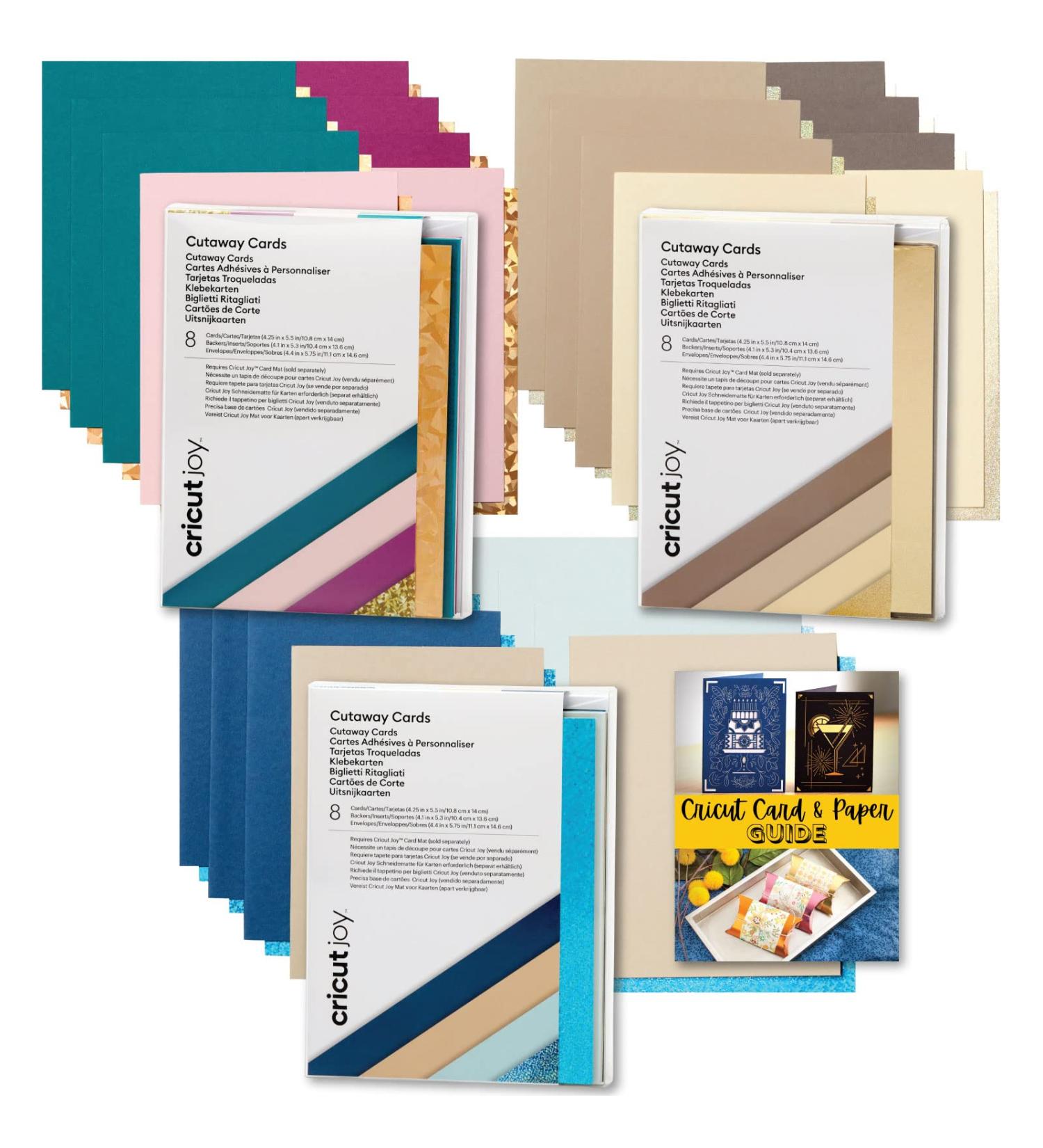 Cricut Joy Neutrals Marina and Corsage Cutaway Cards Bundle - Custom Greeting & Invitations - Birthday, Anniversary, Thank You - DIY Personalized Designs - Buy Online on GoSupps.com