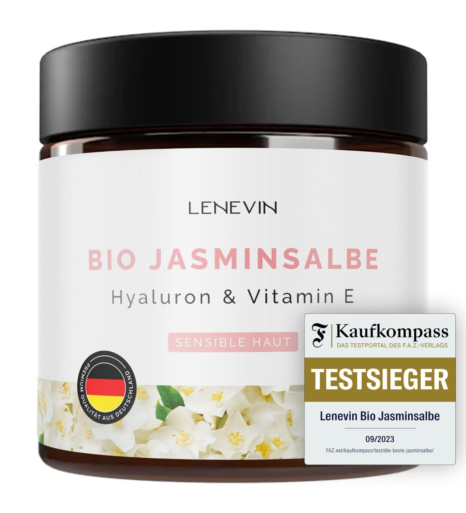 Buy Organic Jasmine Ointment for Dark Circles | F.A.Z. 2023 Test Winner | Natural Vegan Eye Cream with Hyaluron Vitamin E Aloe Vera | Made in Germany | Sensitive Skin | 50 ml - Buy Online on GoSupps.com