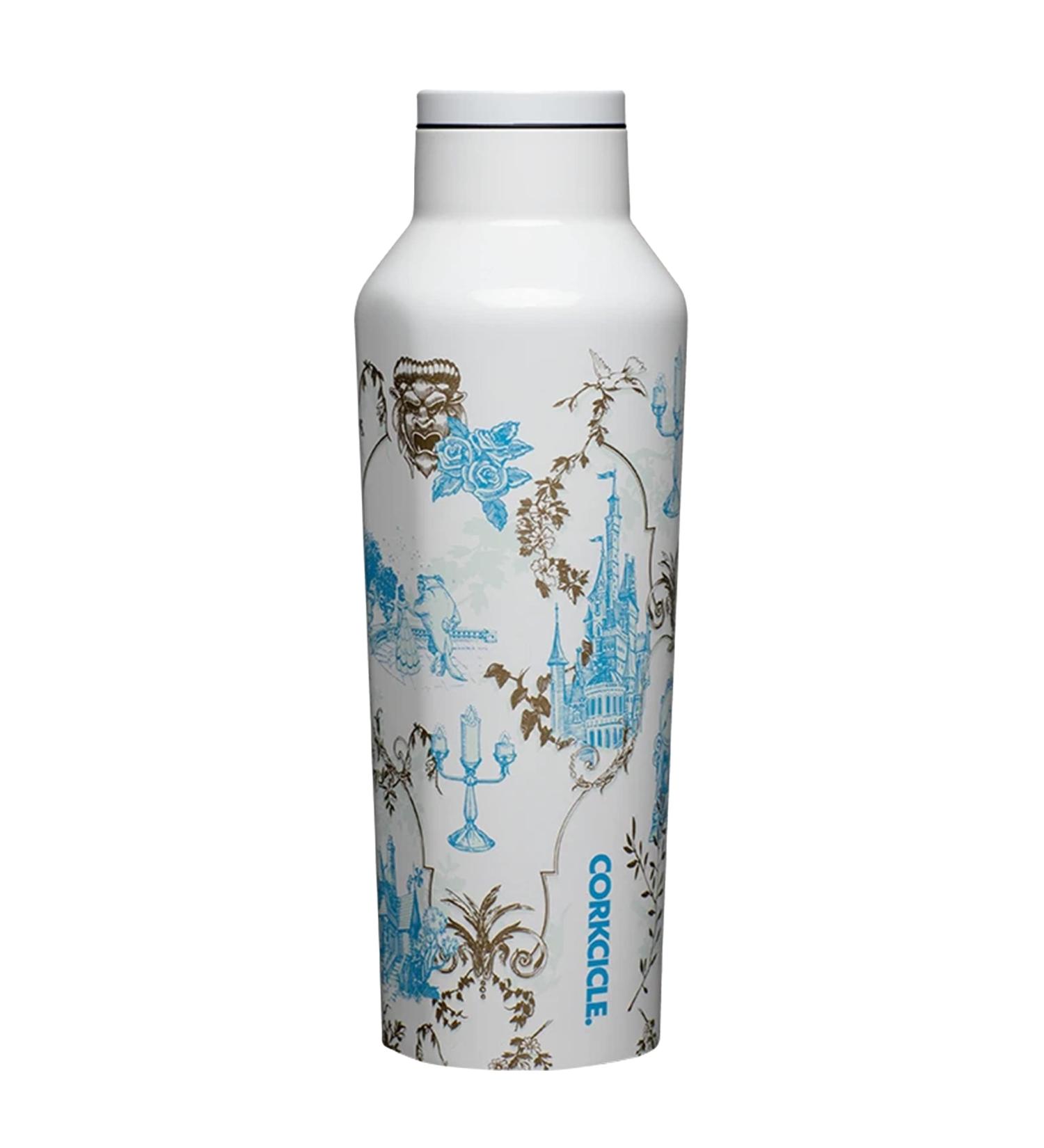 Corkcicle Disney Princess Belle Insulated Canteen 20oz - Triple Insulated Stainless Steel Sports Water Bottle - Keeps Drinks Cold 25 Hours, Warm 12 Hours - Buy Online on GoSupps.com