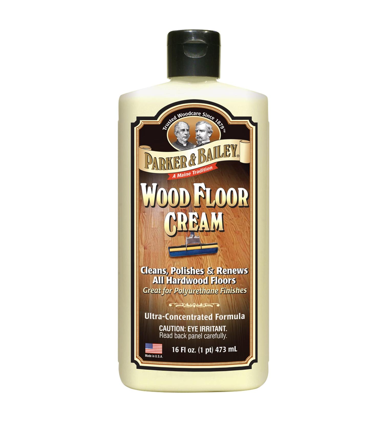 PARKER & BAILEY Wood Floor Cream | Shine Restorer & Protector for Hardwood Laminate & Faux Floors | Natural Surface Cleaner for Home Improvement - Buy Online on GoSupps.com