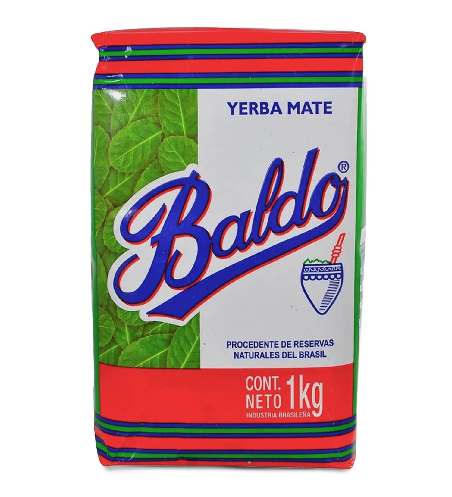 Canarias SA Yerba Mate Tea Baldo Traditional 1 kg + Gift Sample 40g Rich in antioxidants and vitamins accelerates metabolism sugarfree Brazil