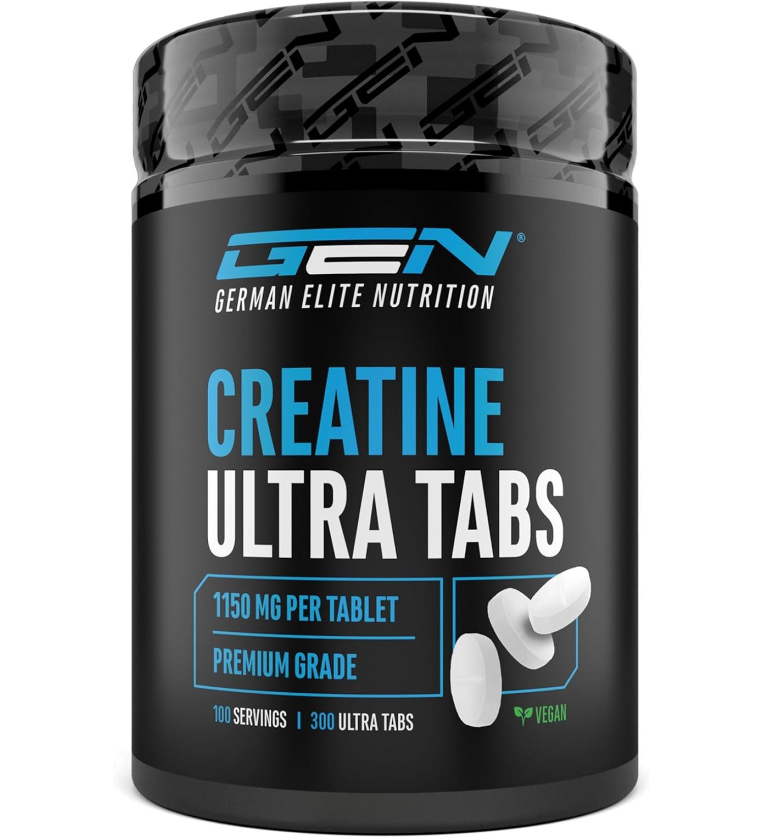 GEN Creatine Ultra Tabs - 300 Tablets - Buy Online on GoSupps.com