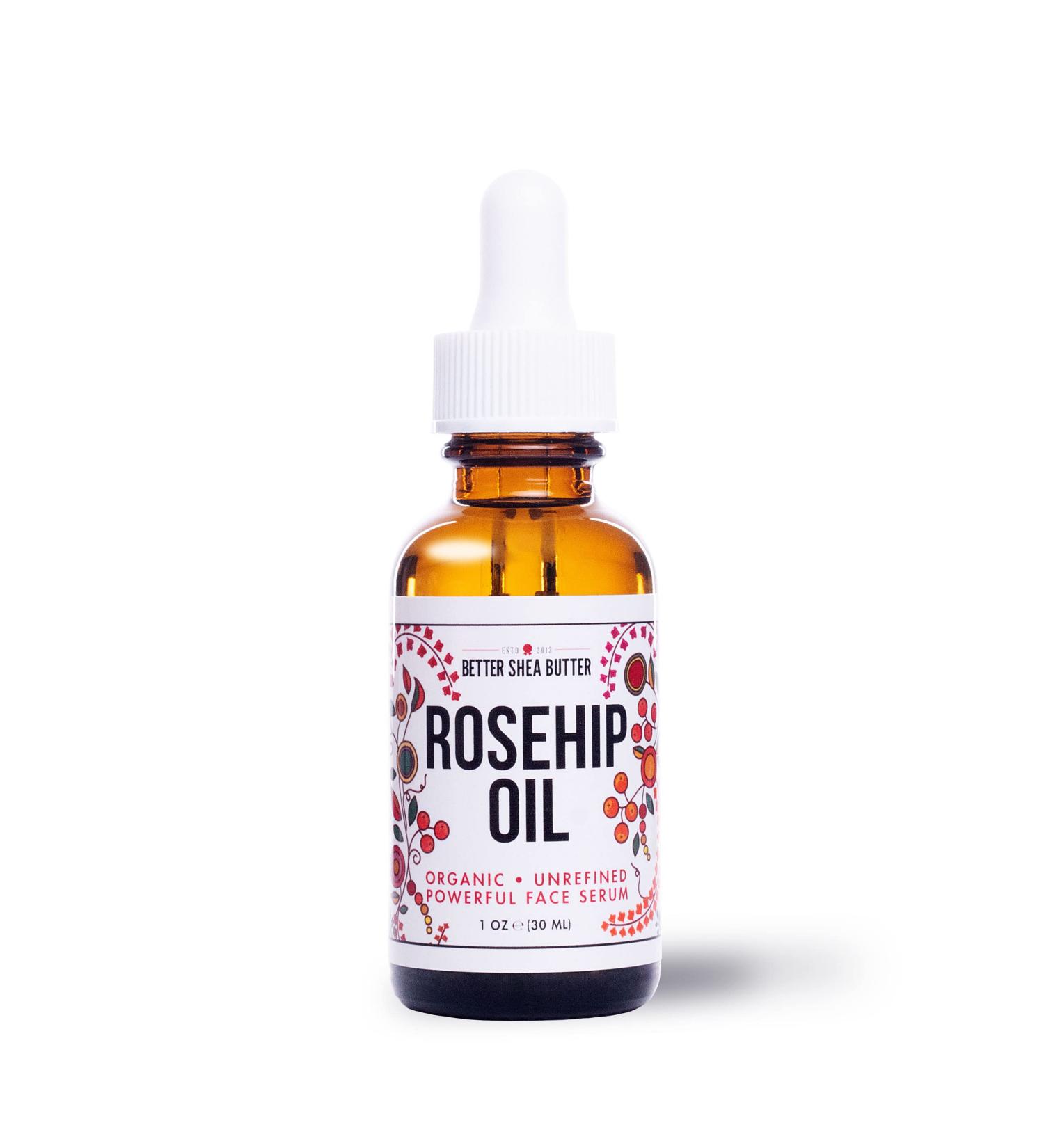 Organic Pure Rosehip Seed Oil | Facial Serum & Carrier Oil for Skin, Hair, Nails | USDA Certified, Coldpressed | Women & Men - Buy Online on GoSupps.com