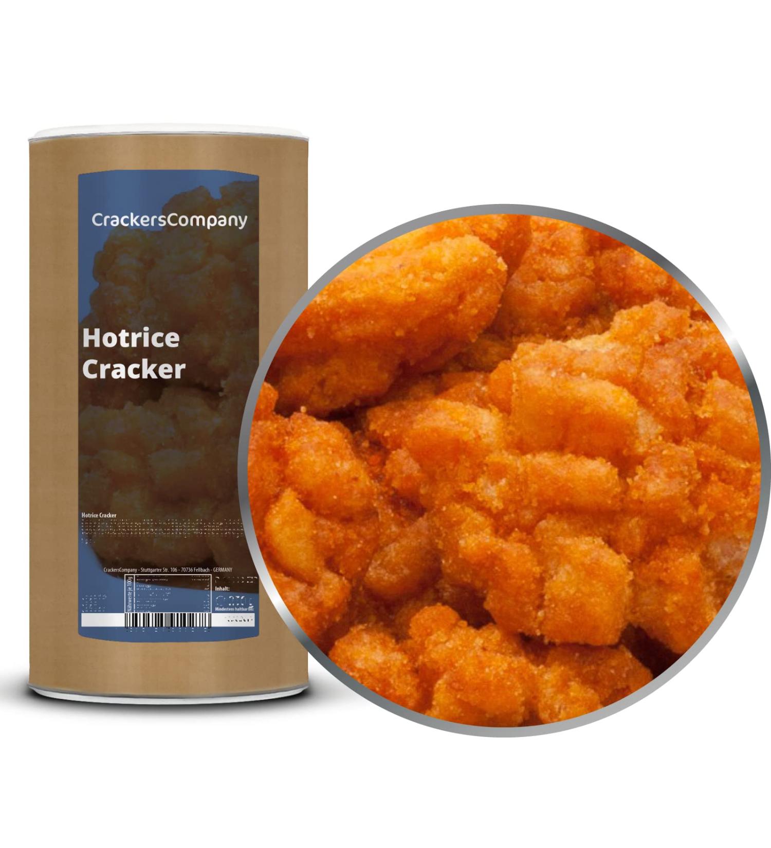 3 x 250g rice crackers hot hotrice crackers spicy exotic rice crackers vegetarian lactose free 250 g (pack of 3)