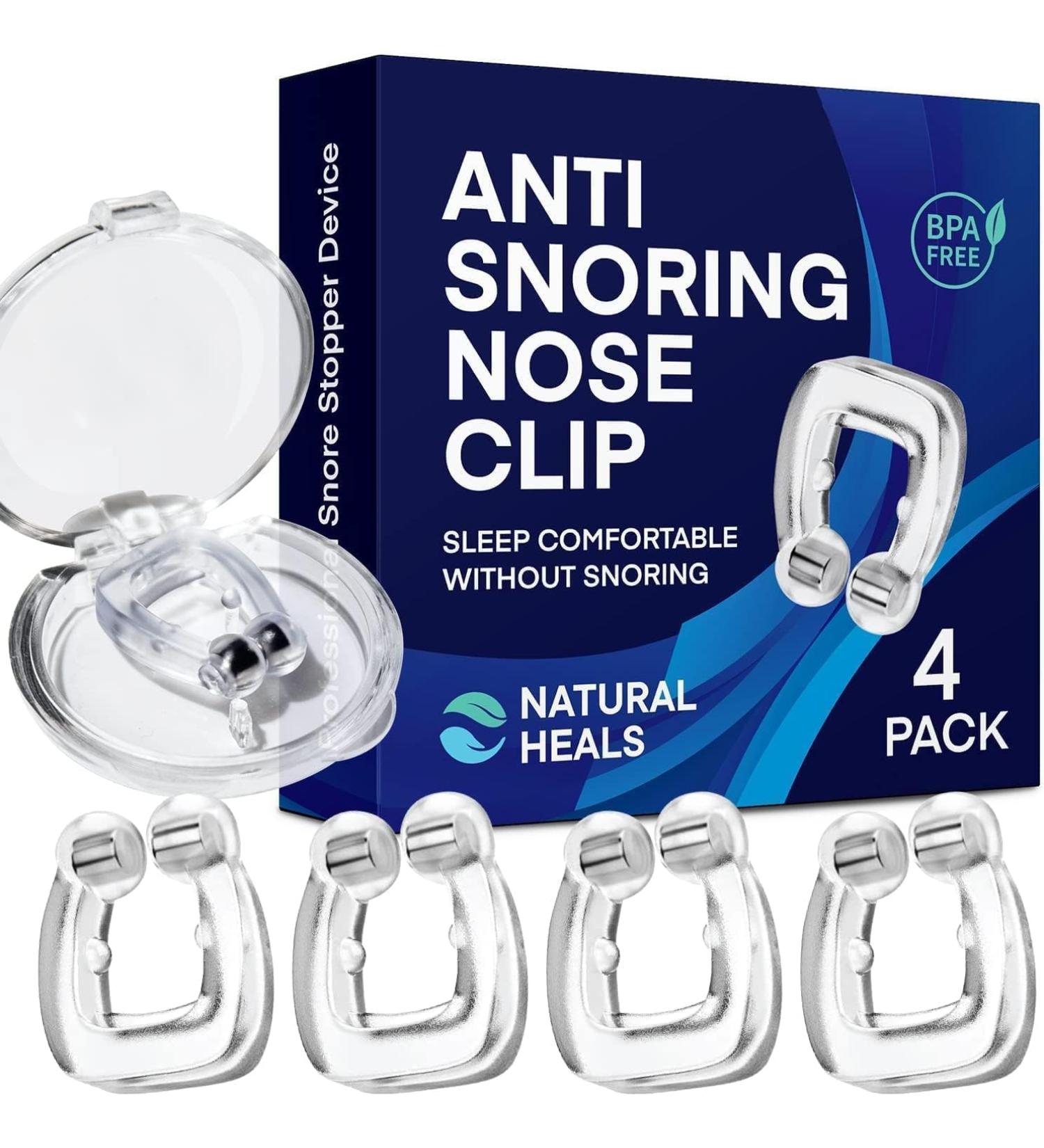 Anti-Snoring Nose Clip - Silicone Magnetic Device for Snore Relief - Buy Online on GoSupps.com