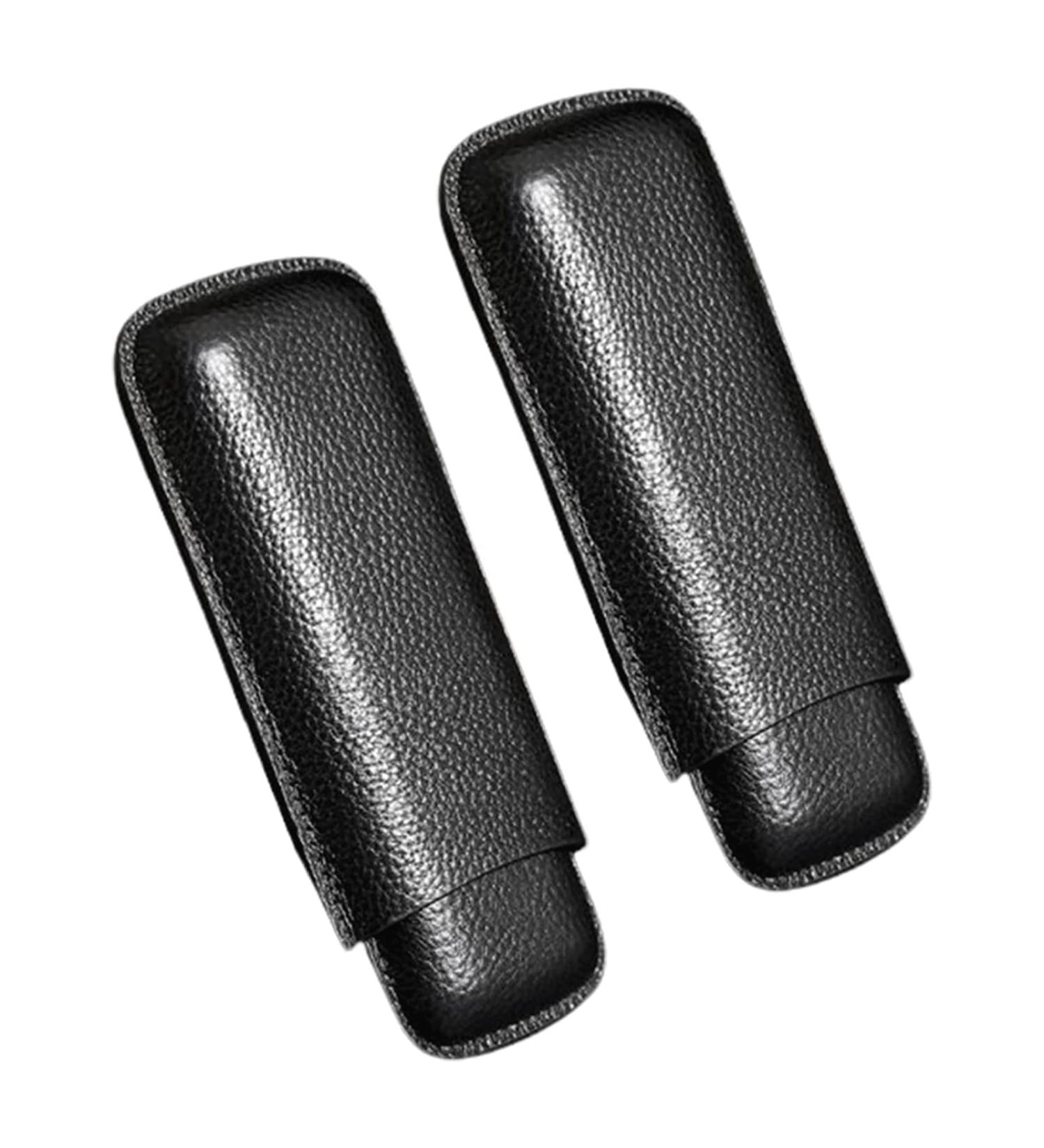 Cigar Boxs Humidors Genuine Leather Cigar Box Cigars Case Slim Curved Pressure-Proof Sealed Cigar Humidor - Buy Online on GoSupps.com