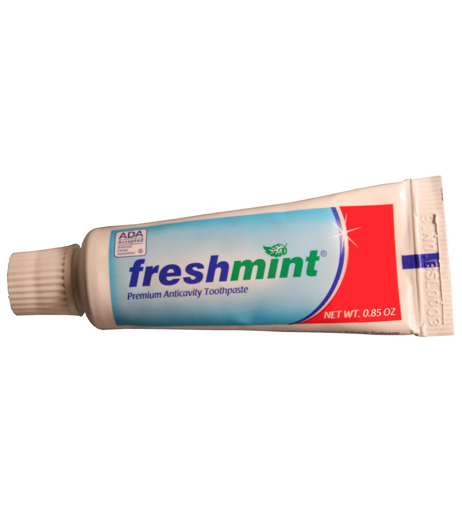 FRESHMINT Premium Anticavity Toothpaste .85 oz (ADA Approved) 144/CS
