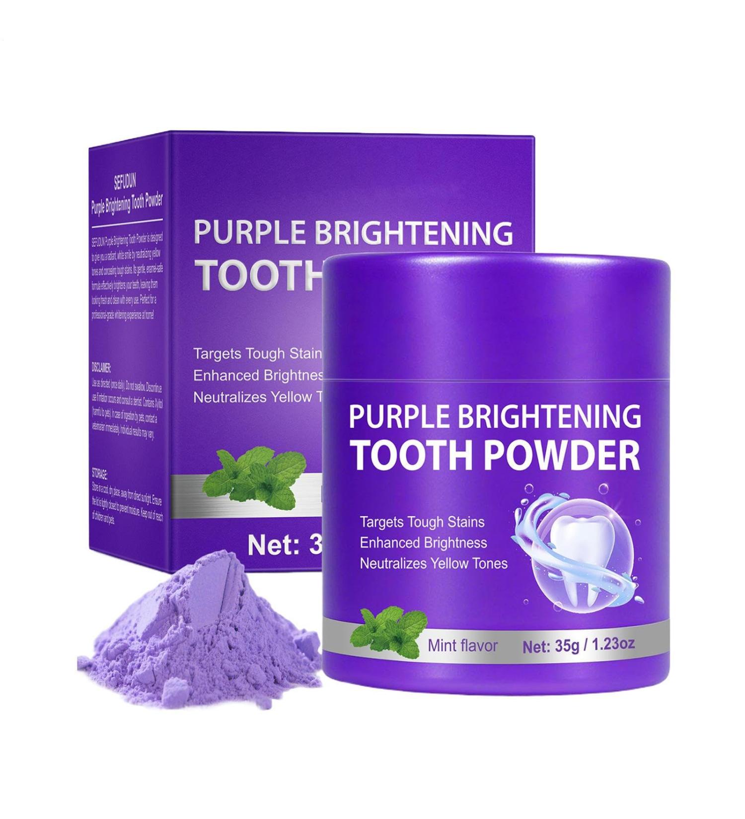 Toothpaste Powder | Polishing Powder 35g | Gentle Freshener for Daily Brushing at Home Women Adults - Buy Online on GoSupps.com