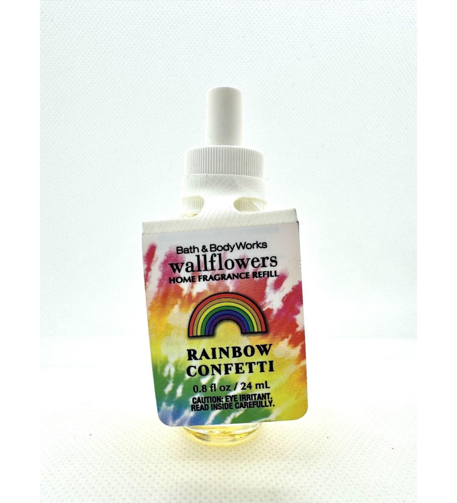Bath Body Rainbow Confetti Wallflower Refill 0.8 Fl Oz