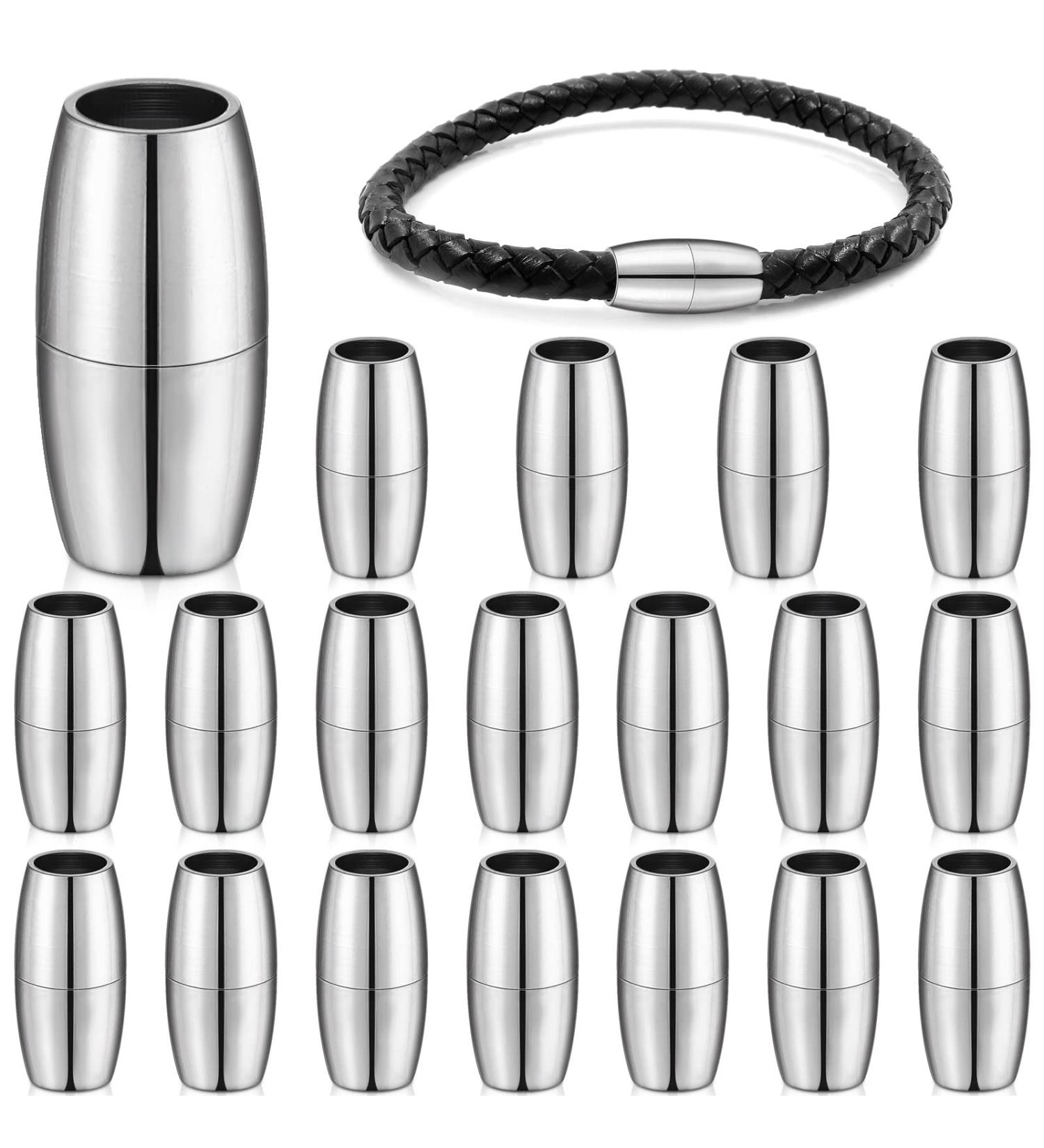 20 Pcs 5mm Magnetic Clasps for Bracelet & Necklace Making - DIY Jewelry Supplies - Buy Online on GoSupps.com