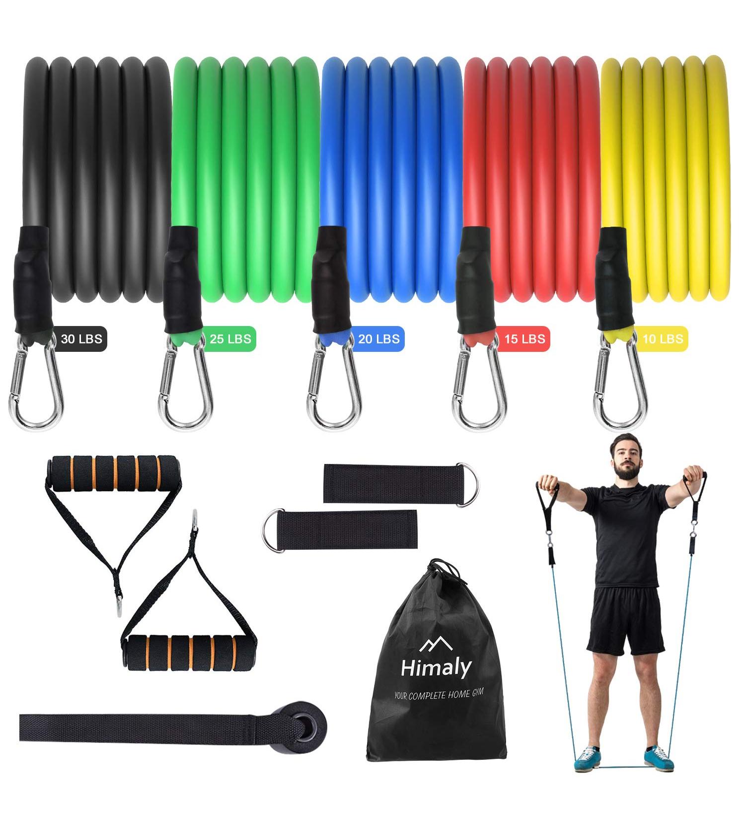 Colorful Resistance Bands Set for Strength Training and Fitness Workouts - Buy Online on GoSupps.com