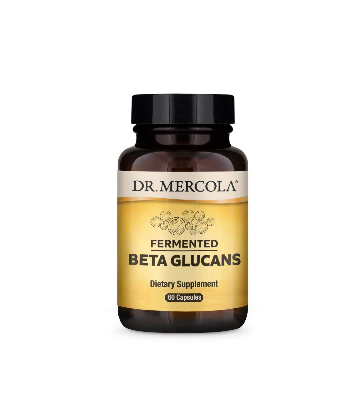 Buy Dr. Mercola Fermented Beta Glucans - 60 Capsules for Immune Support - Buy Online on GoSupps.com