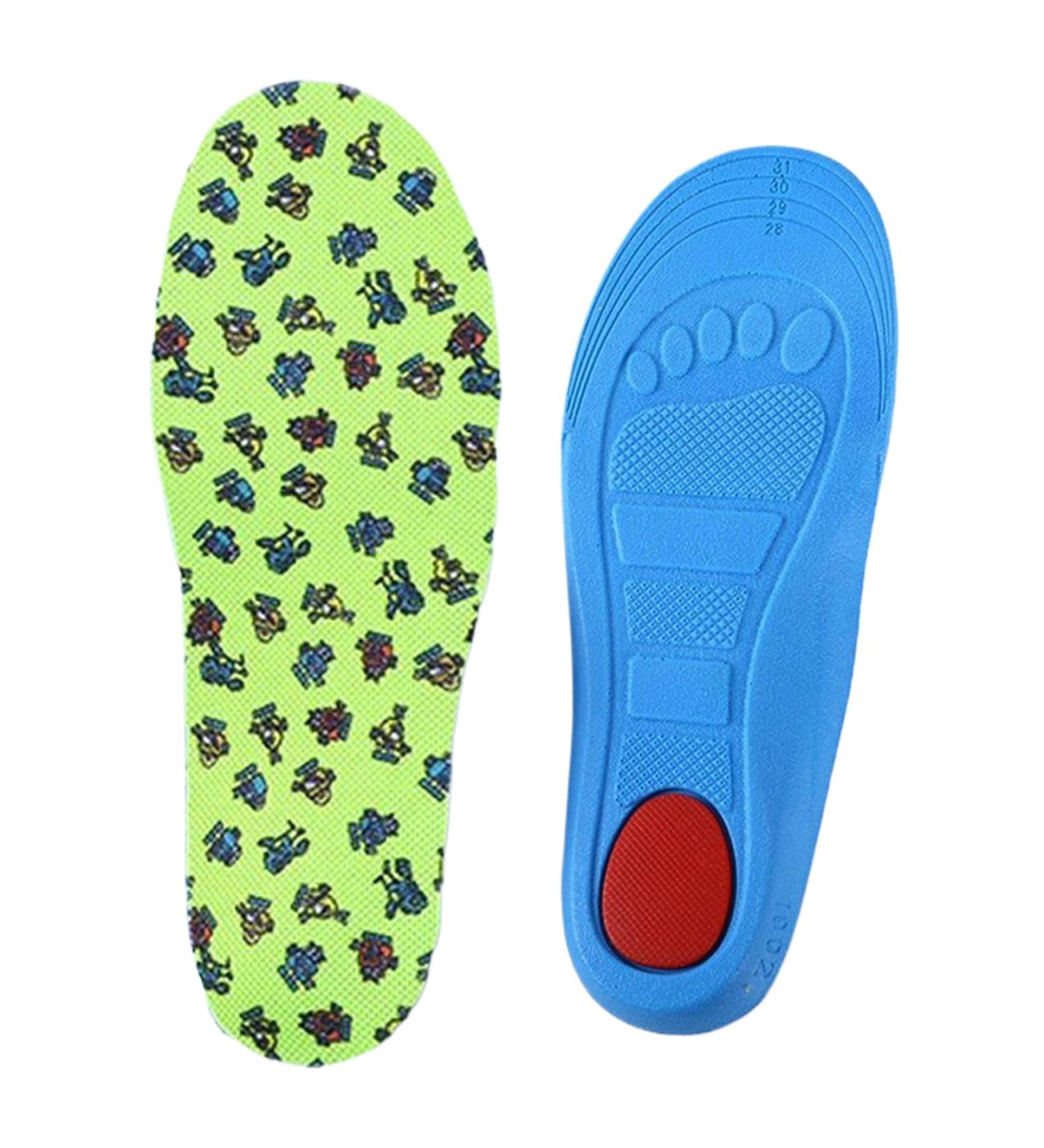 Buy Kids Shoe Inserts - Breathable Insoles for Flat Feet Arch Support for Sneakers Size 19-23 1 Pair - Buy Online on GoSupps.com