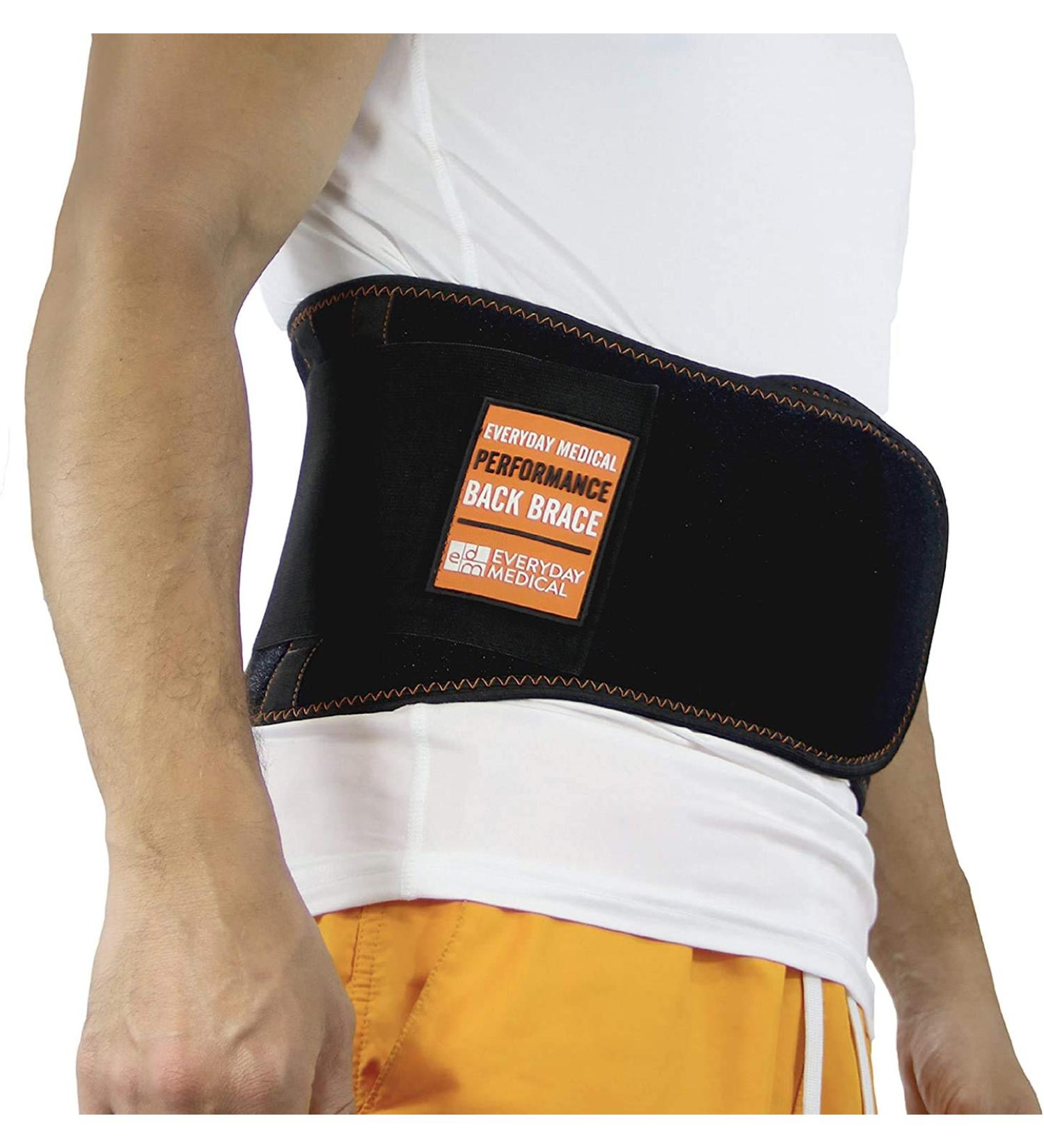 Everyday Medical Back Bandage with Support Struts | Back Pain Relief & Occupational Safety | Back Support Belt for Lumbar & Pelvic Pain (S/M) - Buy Online on GoSupps.com