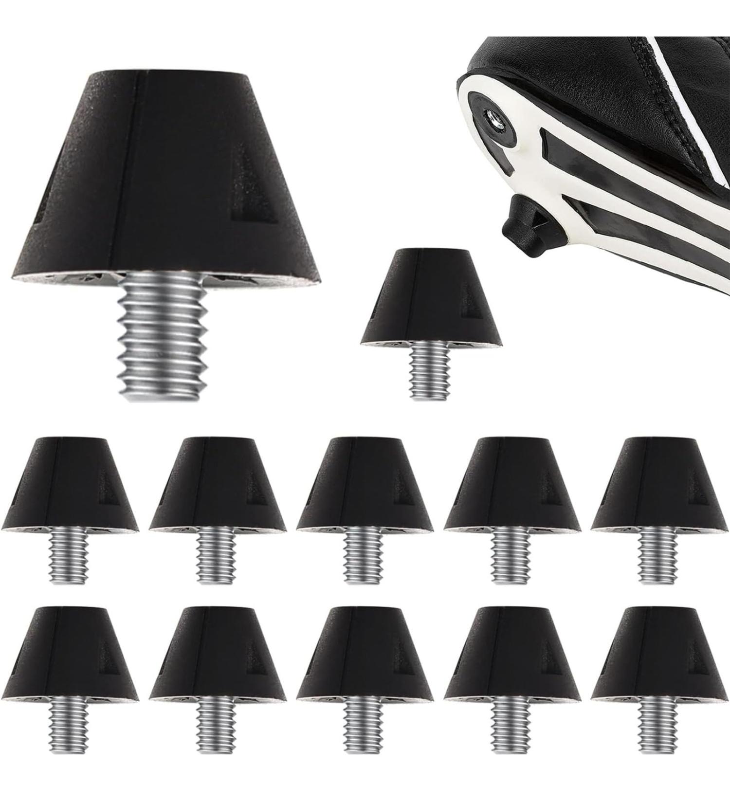 12 Pack Soccer Shoe Spikes - Replacement Spikes & Stollen for Optimal Performance - 5mm Thread Accessories - Buy Online on GoSupps.com