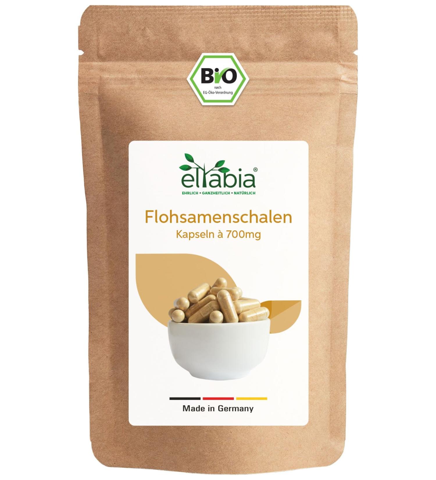 Organic Psyllium Husk Capsules 500 Pieces - 99% Purity Vegan Supplement | Premium Raw Food Quality from India - Buy Online on GoSupps.com