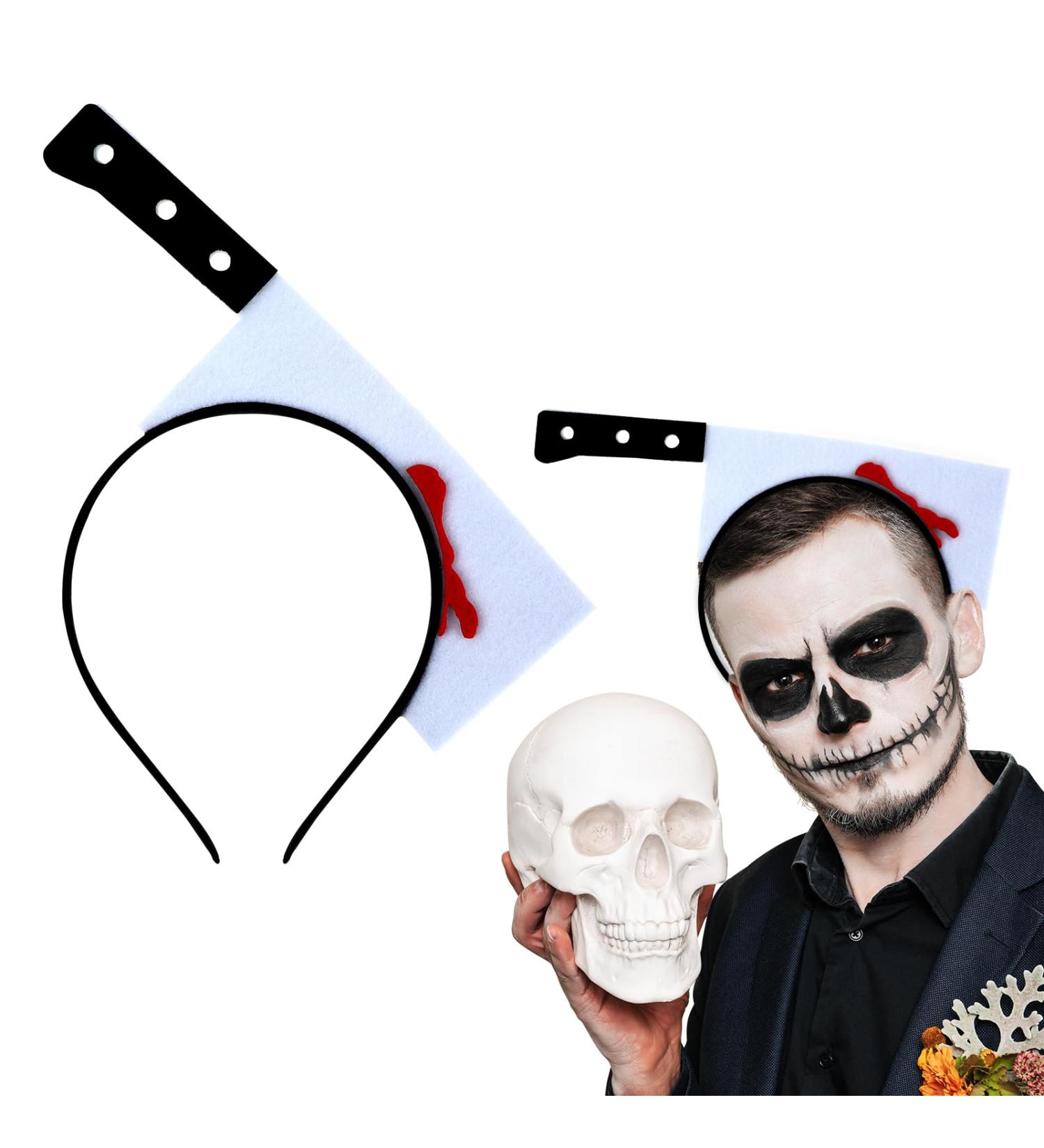 Sibba Halloween Knife Hair Hoop Cosplay Headband Knife Hair band Hair Accessories for Halloween Decorations Party Supplies(Knife) - Buy Online on GoSupps.com