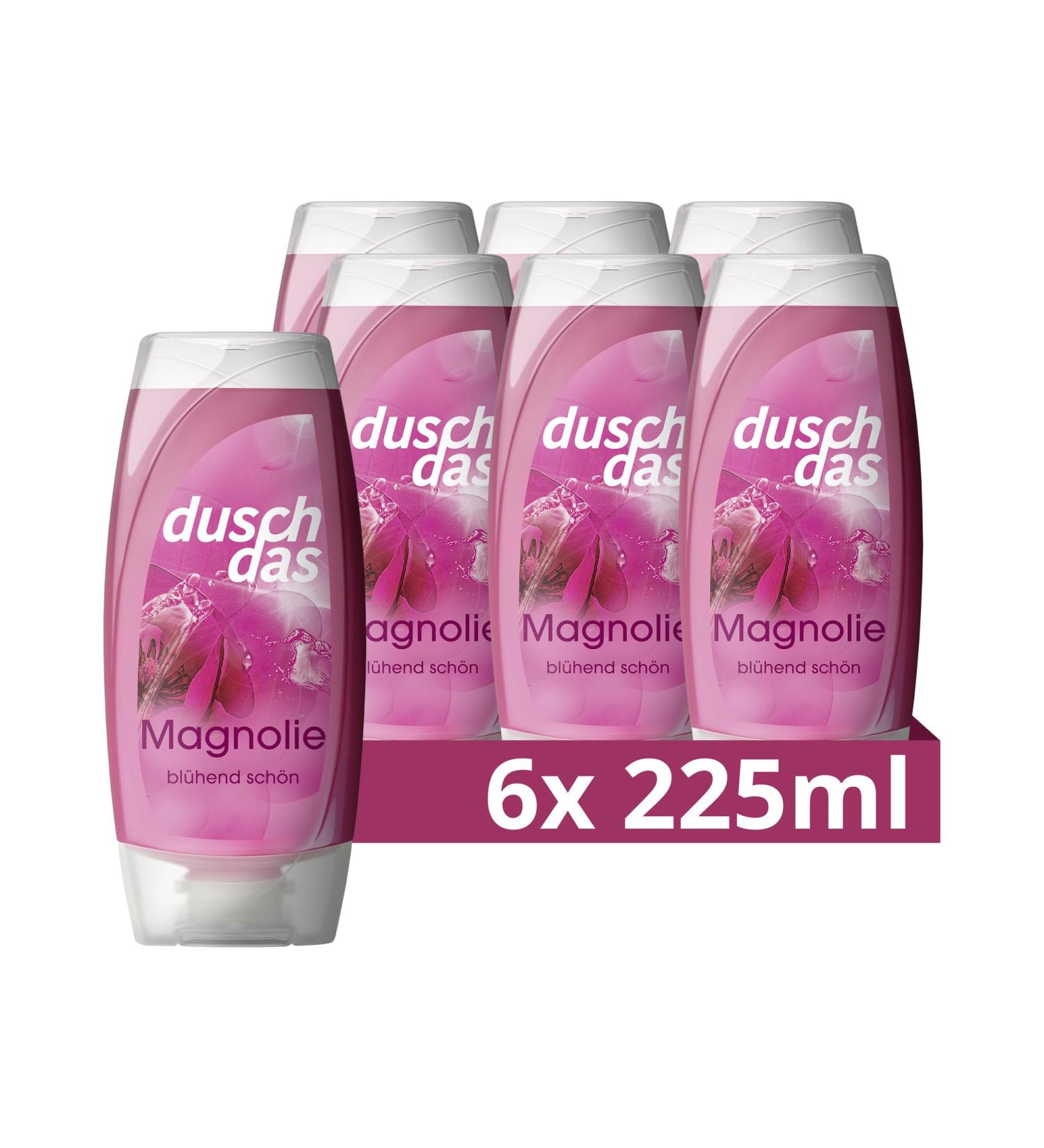 Duschdas Magnolia Shower Gel 6x225ml - Refreshing Bath with Pampering Fragrance - Buy Online on GoSupps.com