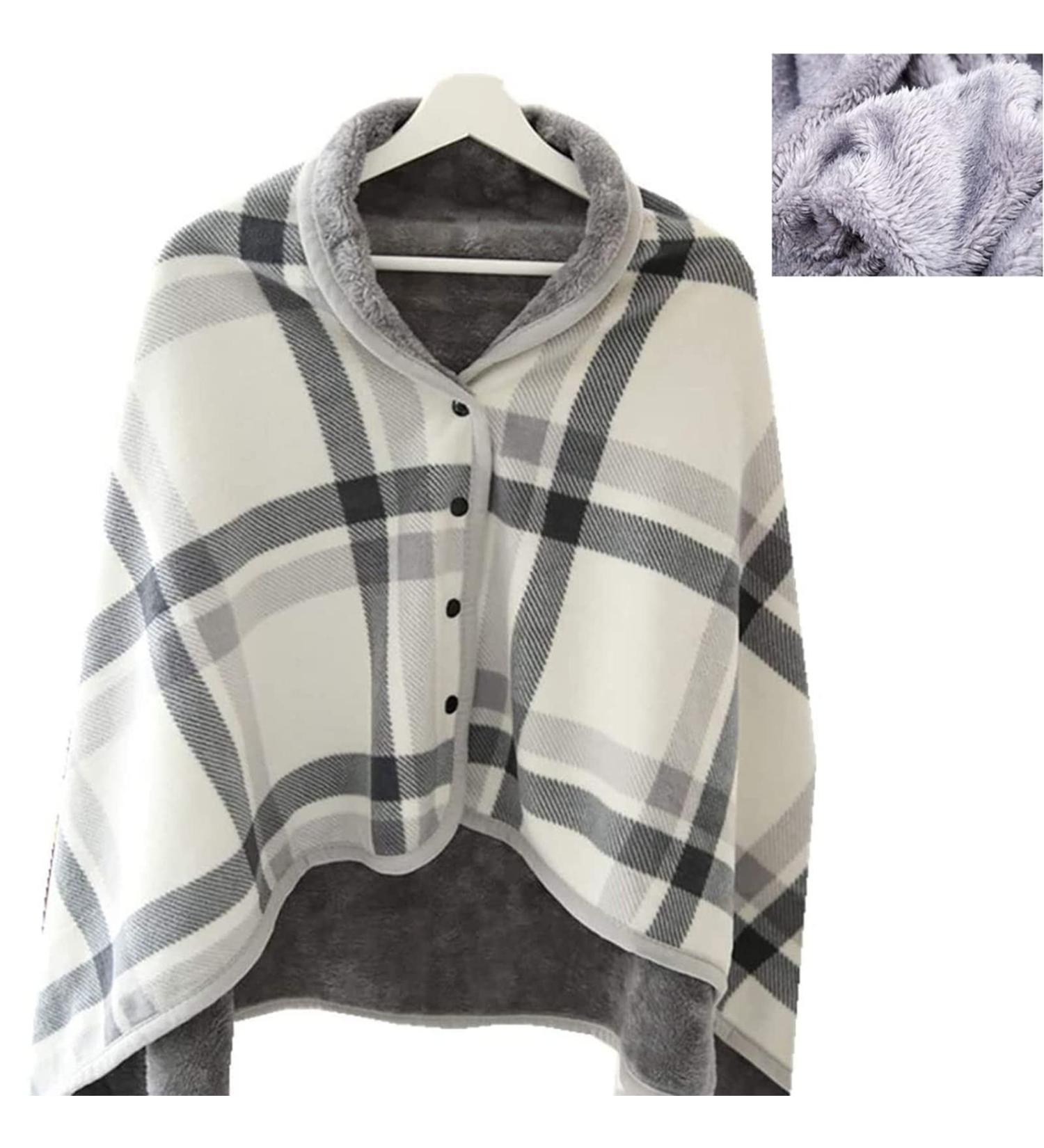 Wheelchair Cafe Adult Care Center Warm Wheelchair Shawl for All Seasons Especially Winter White - Buy Online on GoSupps.com