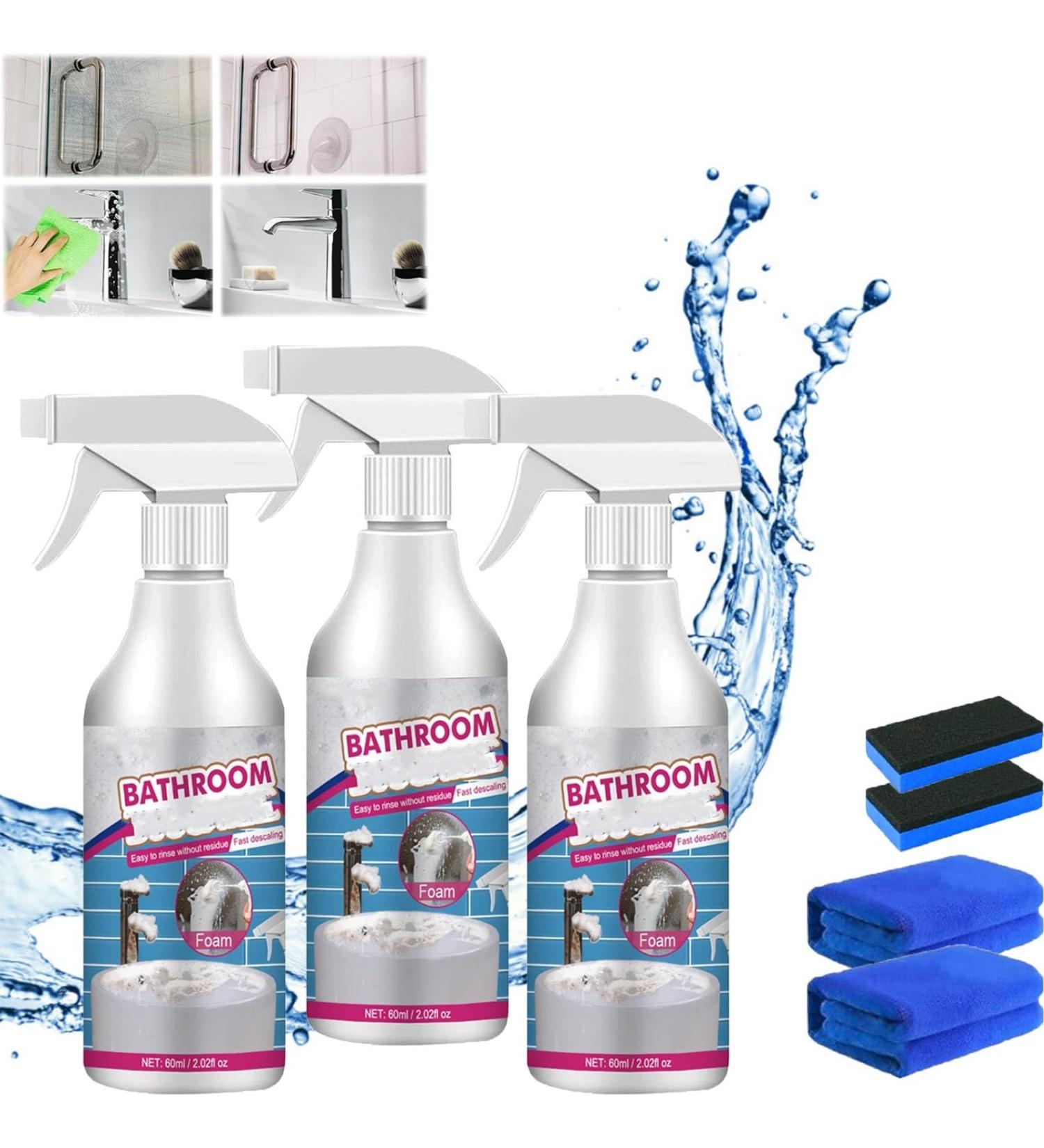 Luckydogs Multipurpose Bathroom Foam Cleaner Luckydogss Bathroom Foaming Cleaner Stubborn Stains Cleaner 60ml Bathroom Foam Cleaner Spray(3pcs) - Buy Online on GoSupps.com