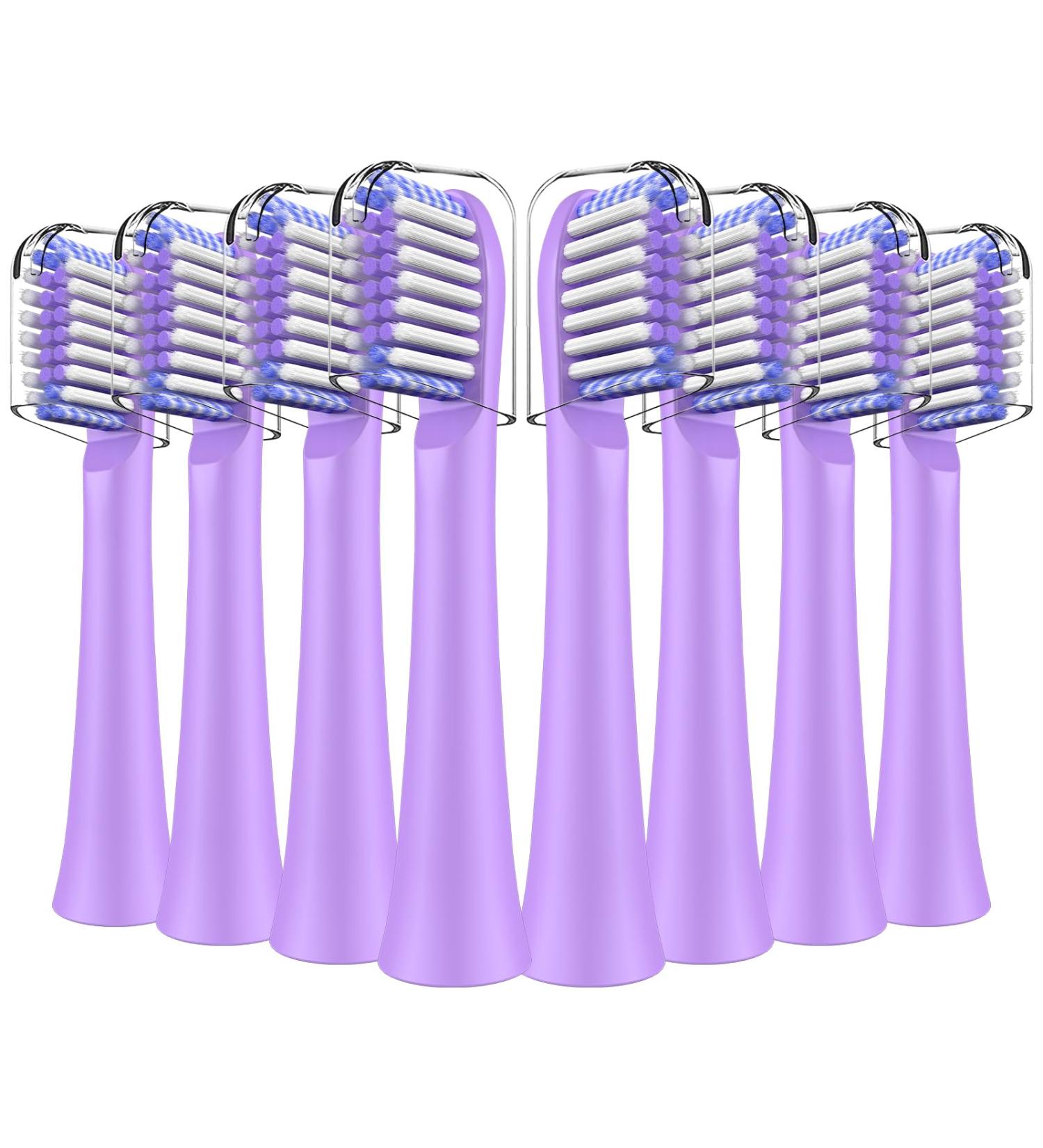 Toothbrush Replacement Heads for Colgate Hum Electric - 8 Count Charcoal/Deep Clean Compatible Brush Heads - Buy Online on GoSupps.com