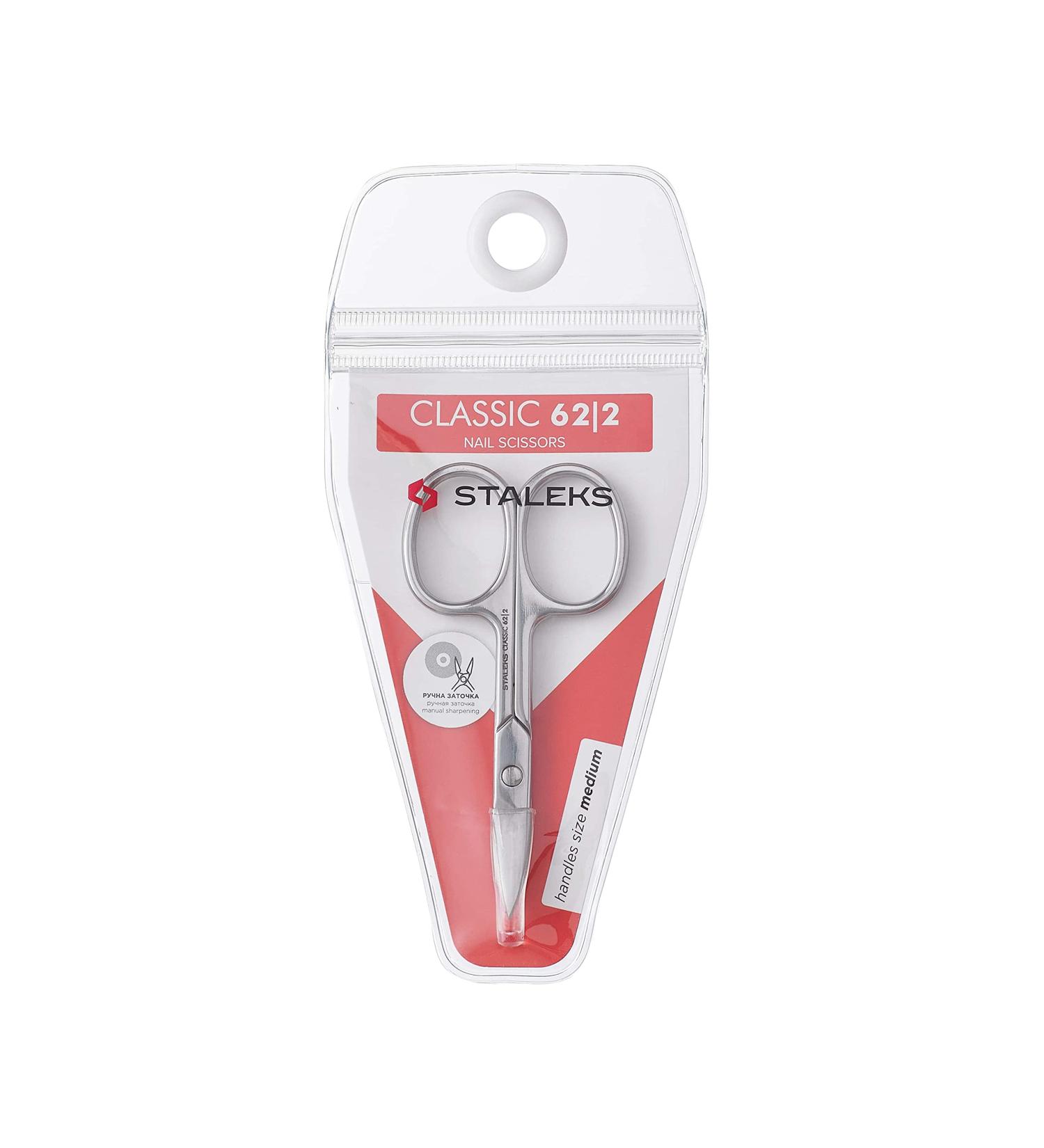 Nail Scissors Staleks Medium Size Handles Classic SC-62/2 - Buy Online on GoSupps.com