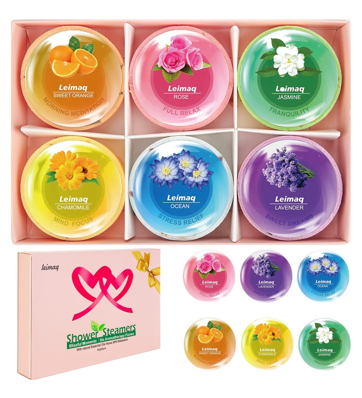 Aromatherapy Shower Steamers with Essential Oils - Self Care Spa Gift for Women and Men - Buy Online on GoSupps.com