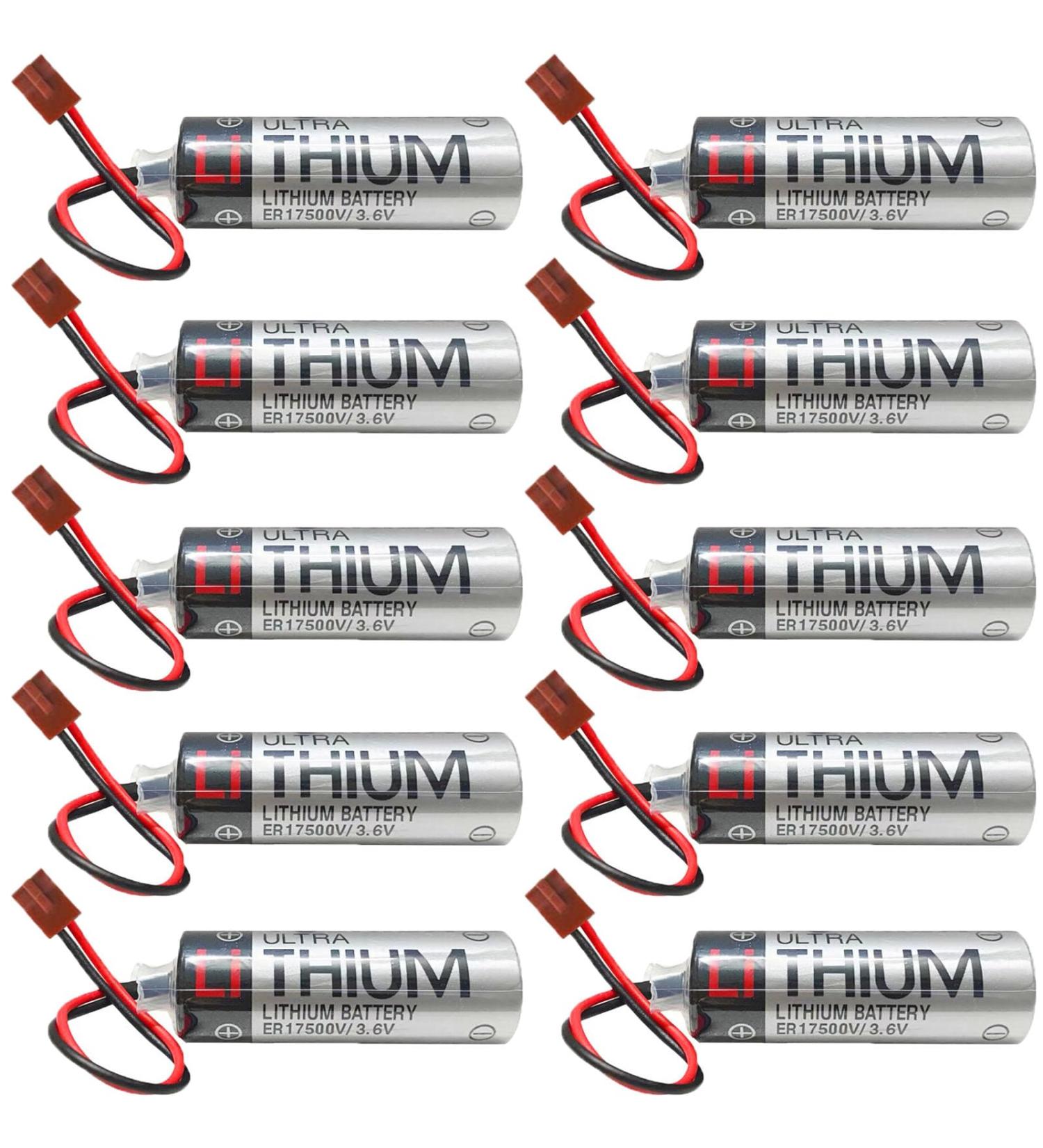 WELLVEUS 10 Pack ER6VCT 3.6V 2000mAh Battery with JAE Plug for OTC ER6BWK67PT - Shop Internationally - Buy Online on GoSupps.com