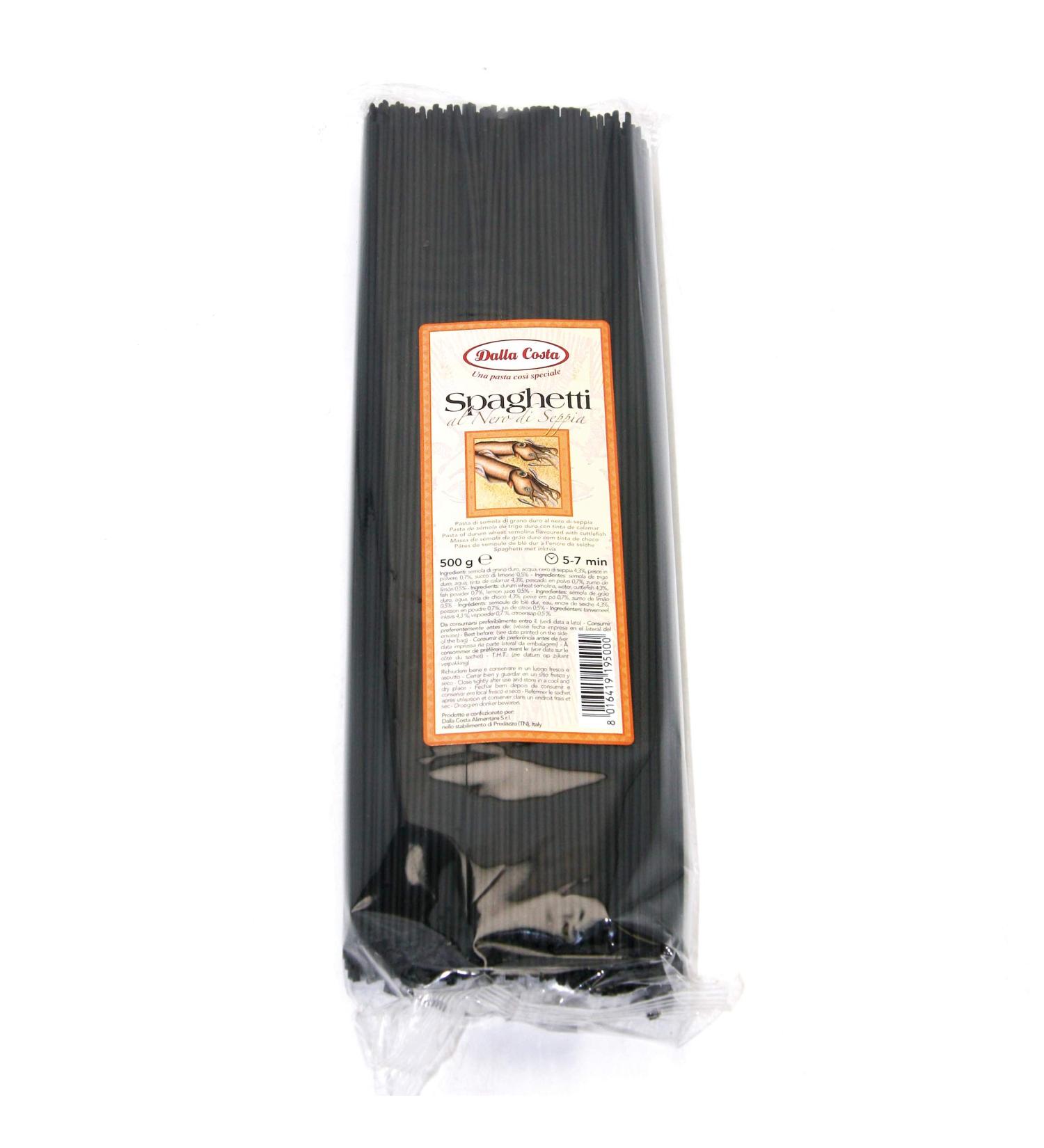 Dalla Costa DallaCosta Spaghetti with Cuttlefish Ink 500g