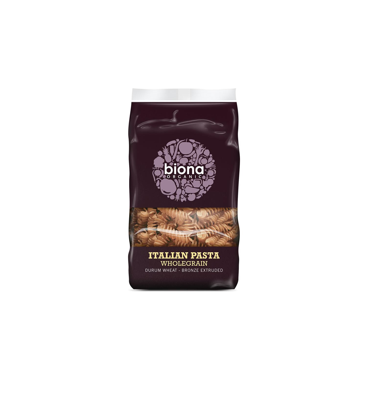 Biona Organic Wholewheat Fusilli 500g - Buy Online on GoSupps.com