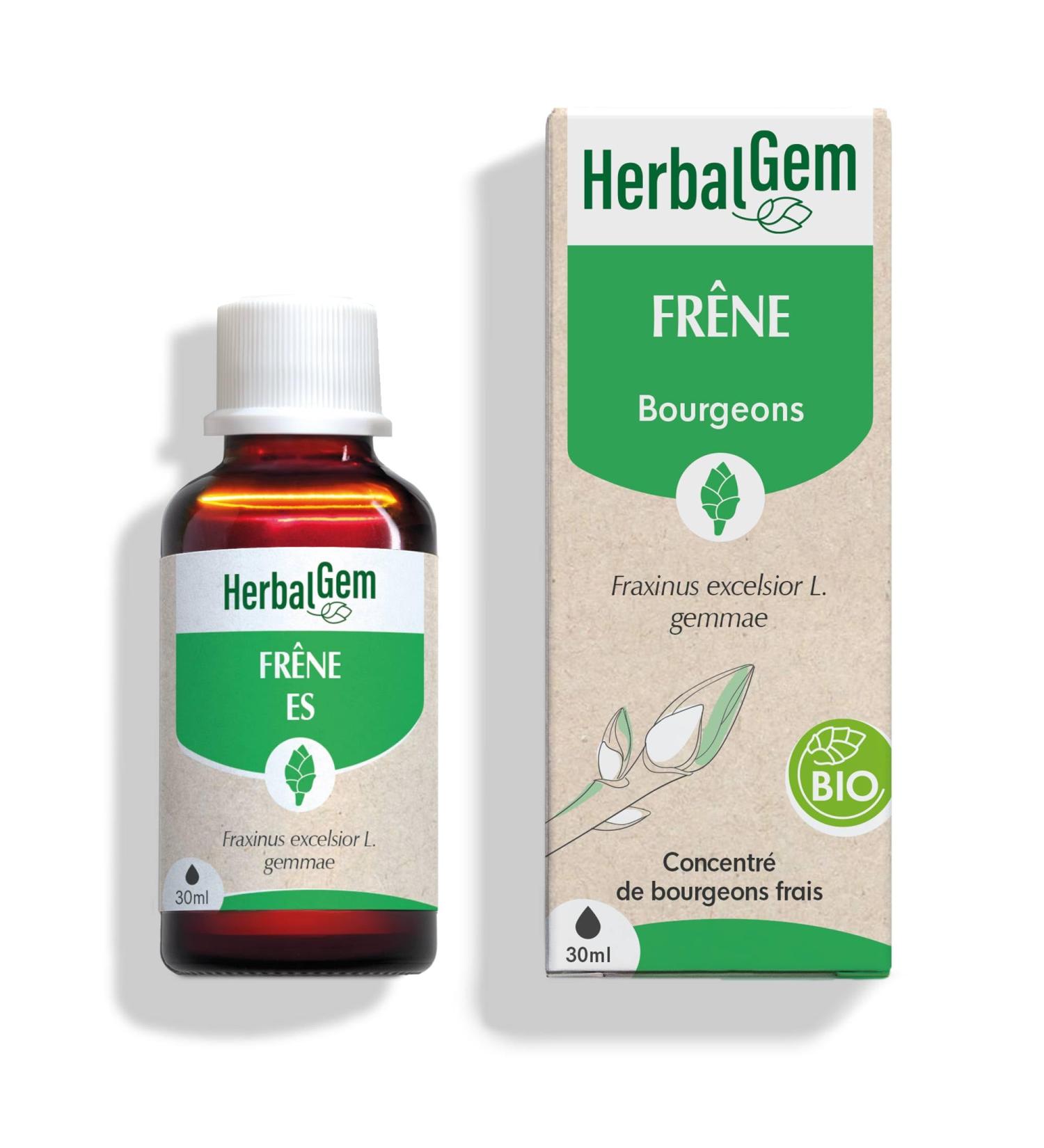 HERBALGEM - Mac r t-M re - Fr ne Bio - Compl ment Alimentaire Gemmoth rapie Concentr e - Extrait De Bourgeon Frais - Pour Articulations - Vegan - 30 ml