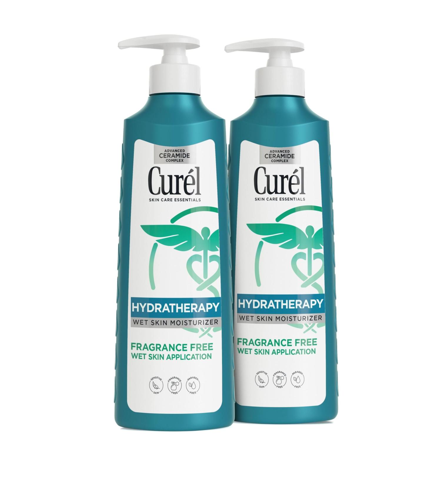 Curel Hydra Therapy In Shower Lotion Wet Skin Moisturizer for Dry or Extra-dry Skin with Advanced Ceramide Complex 12 Oz Pack of 2 - Buy Online on GoSupps.com