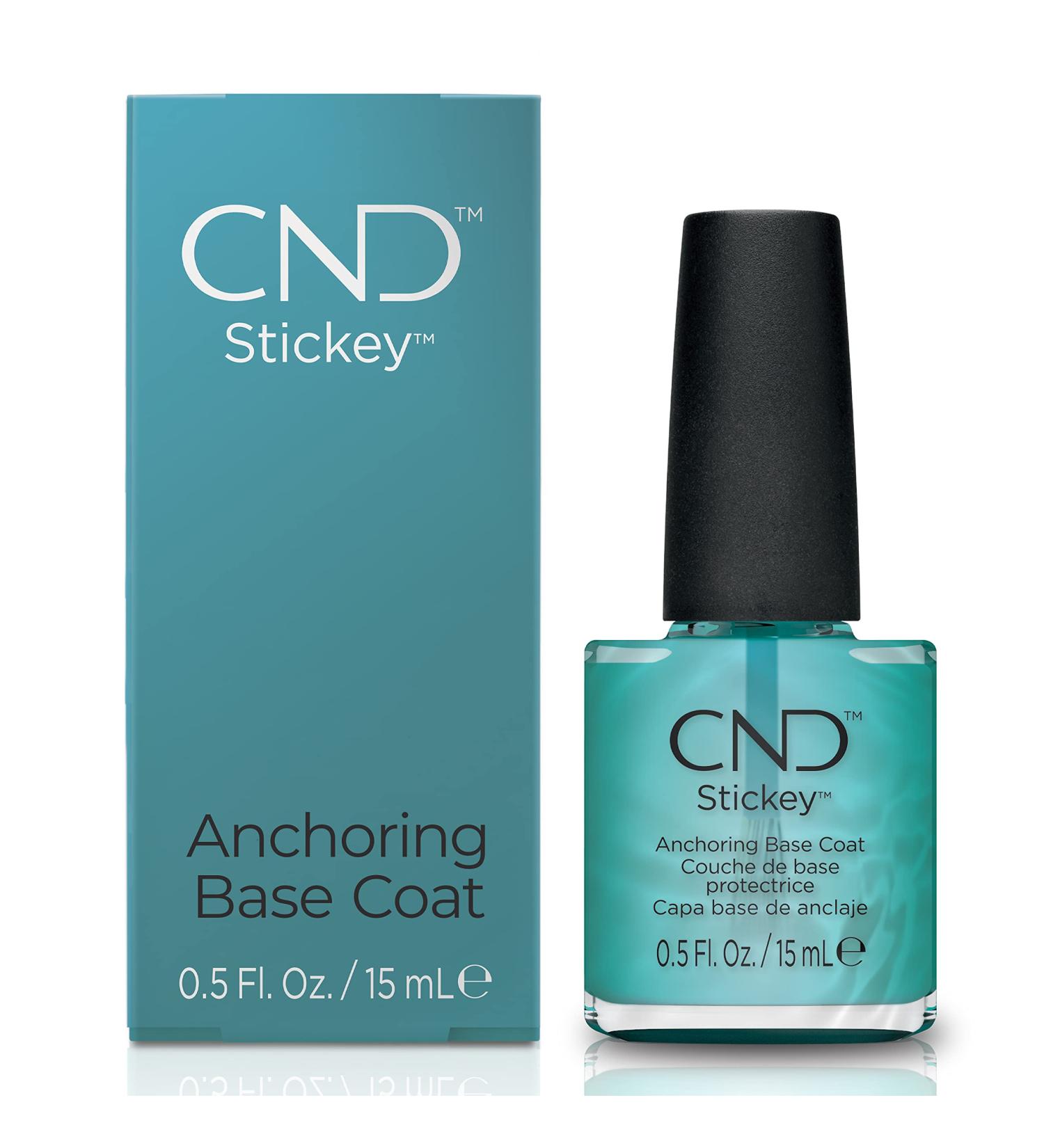CND Nail Polish Super Shine High Gloss Top Coat & Stickey Anchoring Base Coat 0.5 Fl Oz - Pack of 1 - Buy Online on GoSupps.com