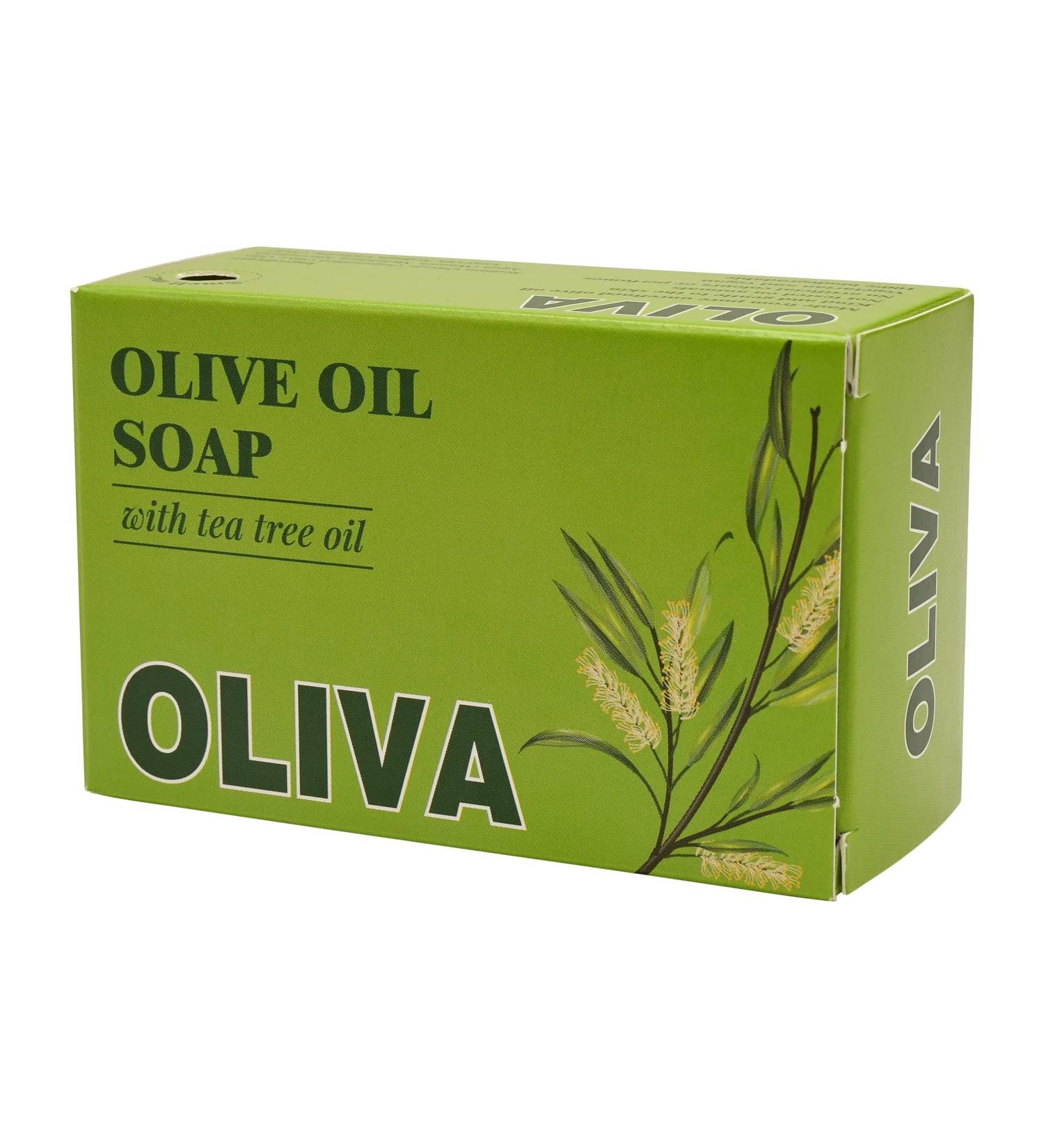  Oliva Oliva | Olive Oil Soap with Tea Tree 100g Bar - Buy Online on GoSupps.com